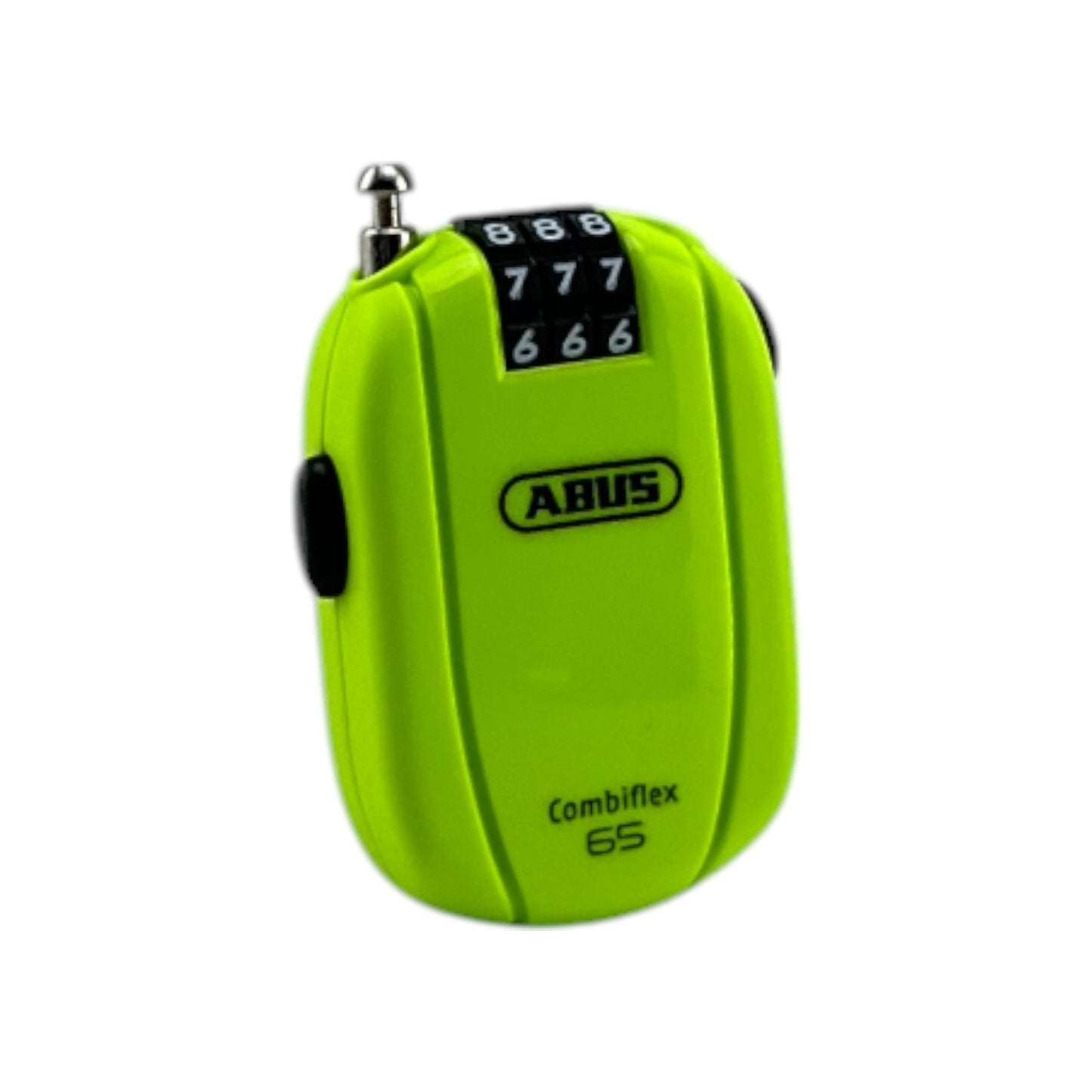 ABUS Stopover Combiflex Fahrradschloss Roll-Back Zahlenschloss 65cm Grün | Neu
