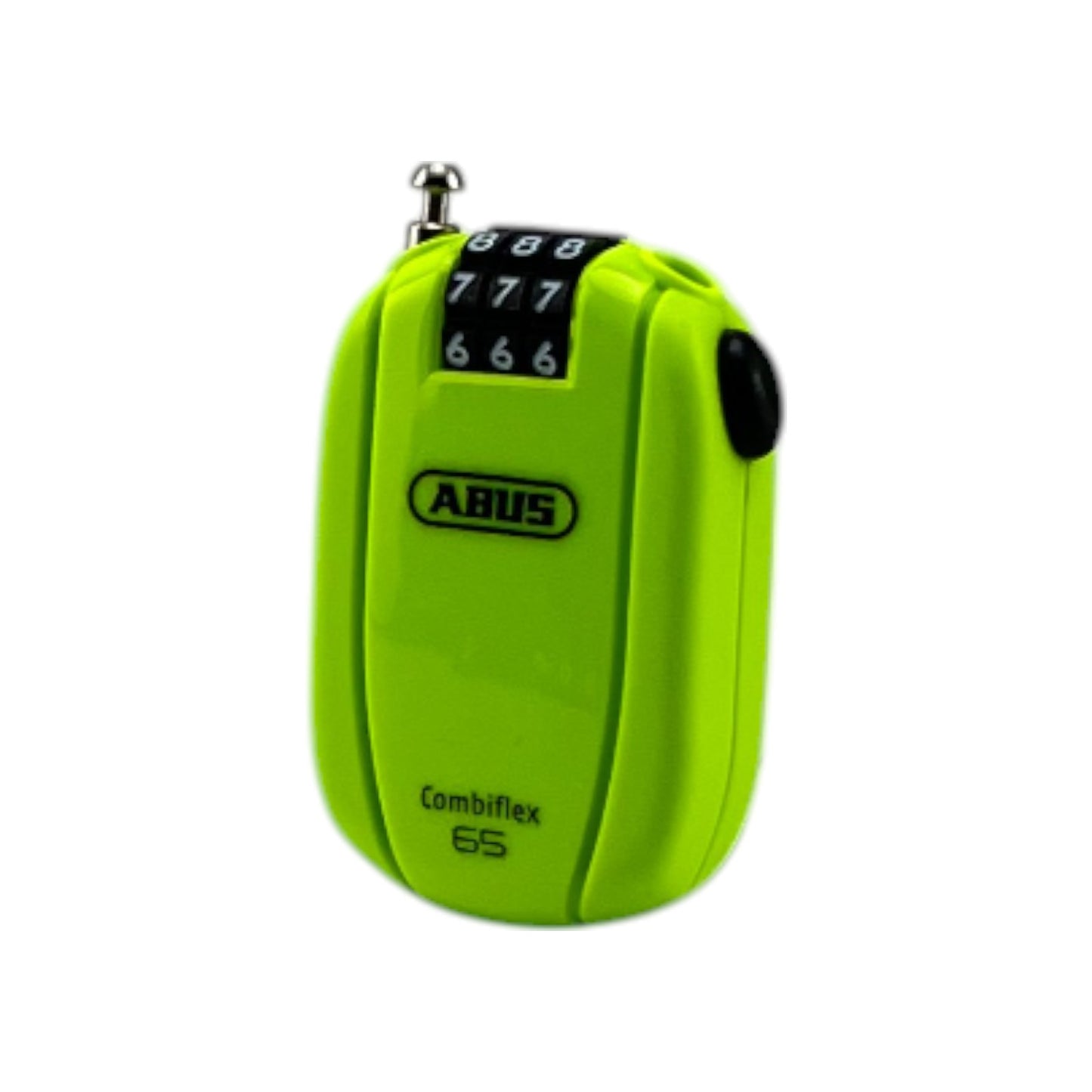 ABUS Stopover Combiflex Fahrradschloss Roll-Back Zahlenschloss 65cm Grün | Neu