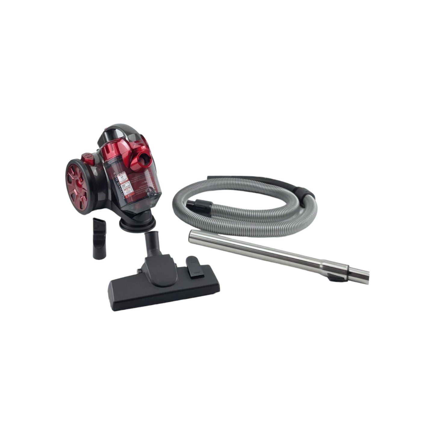 Bomann BS 3000 CB Eco-Cyclon Twin-Spin Bodenstaubsauger beutellos Luftfilter Rot | Retourware
