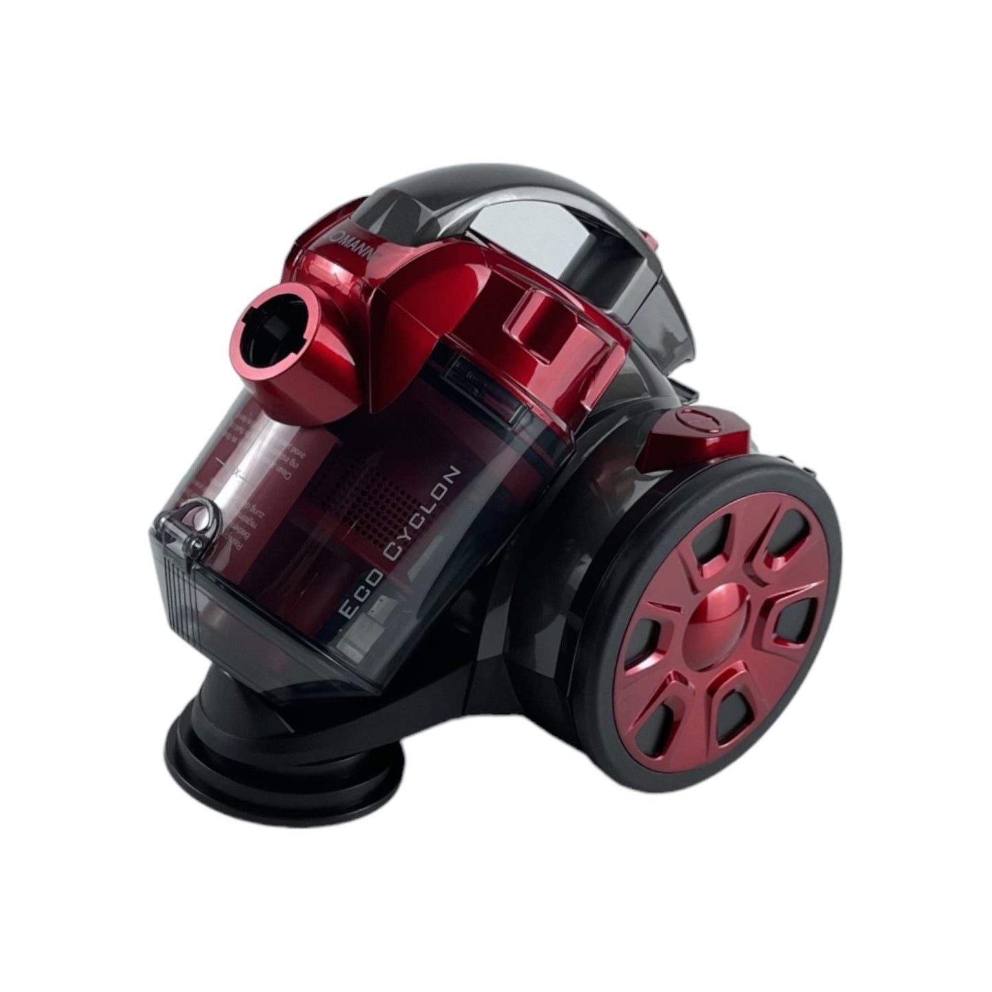 Bomann BS 3000 CB Eco-Cyclon Twin-Spin Bodenstaubsauger beutellos Luftfilter Rot | Retourware
