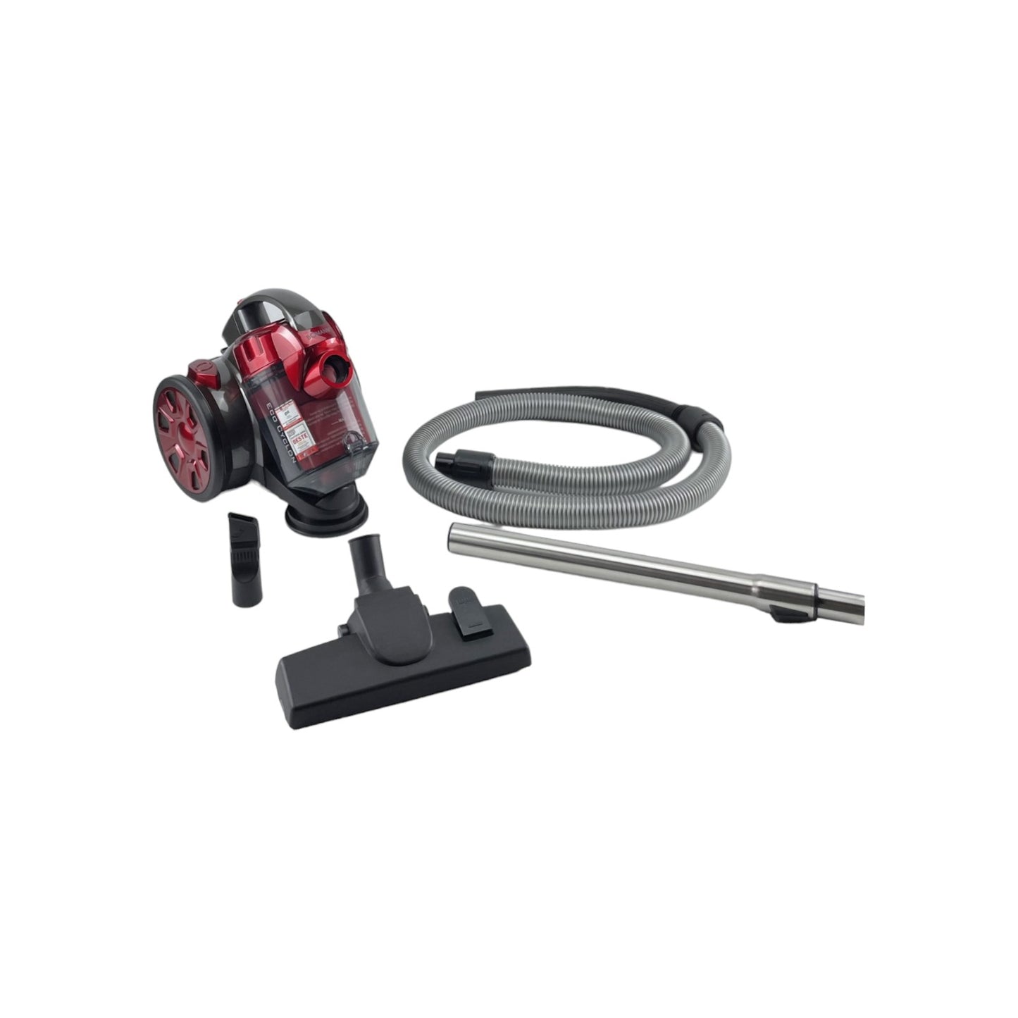 Bomann BS 3000 CB Eco-Cyclon Twin-Spin Bodenstaubsauger beutellos Luftfilter Rot | Retourware