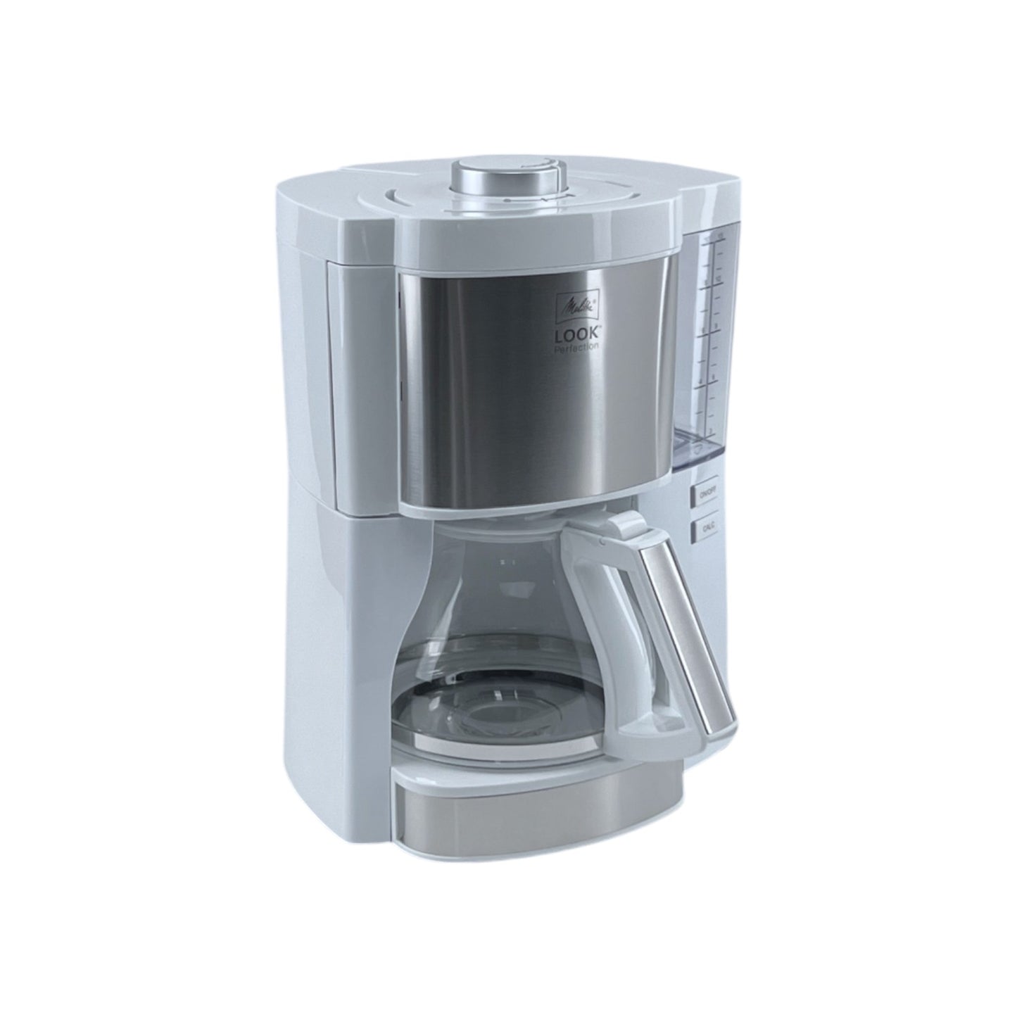 Melitta Look Perfection Filterkaffeemaschine Glaskanne Tropfstopp 10 Tassen Weiß | Retourware