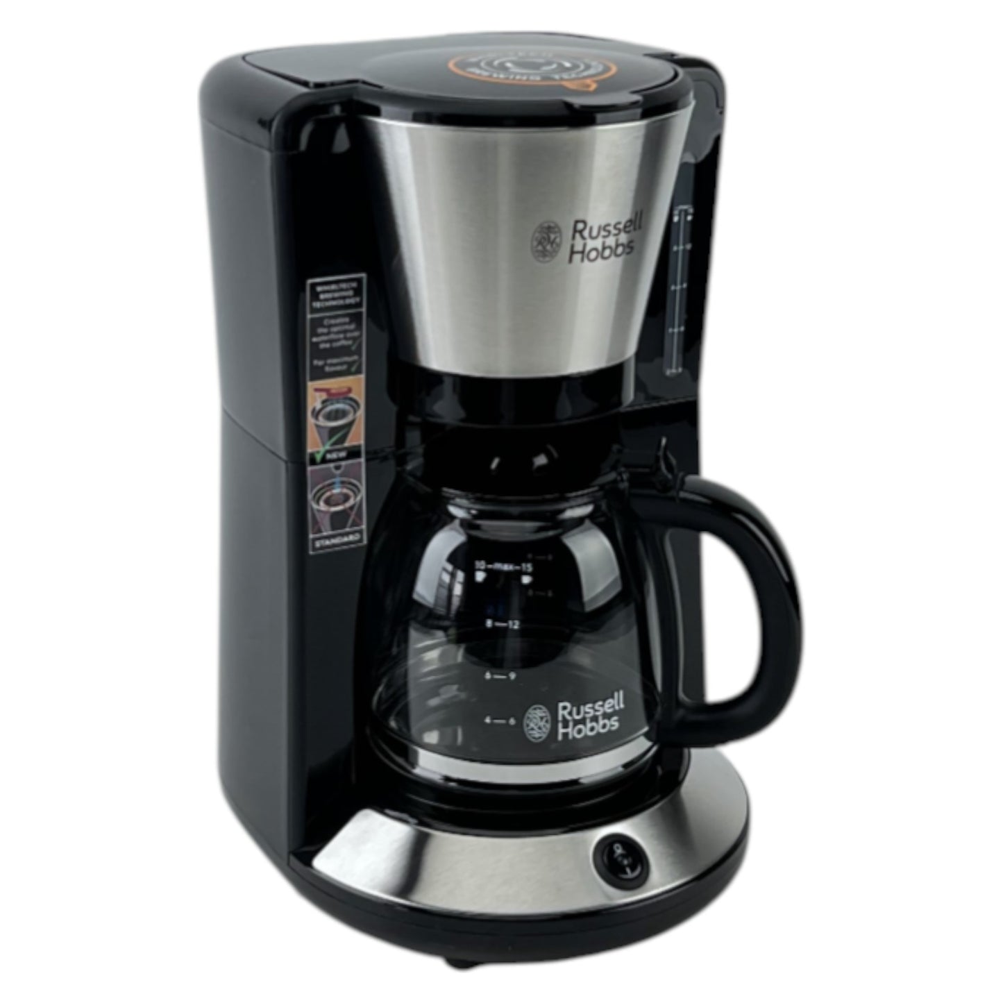 Russell Hobbs Adventure Kaffeemaschine 10 Tassen 1.25l Glaskanne Warmhalteplatte | Retourware