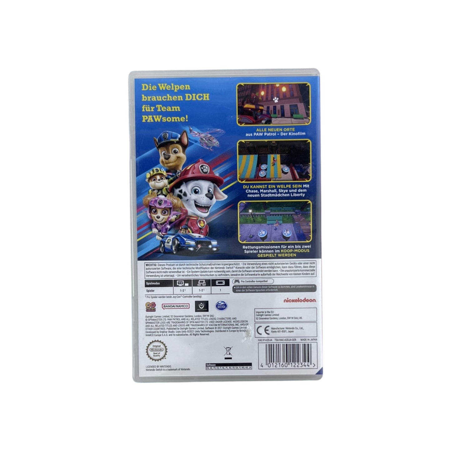 Paw Patrol: Abenteuerstadt ruft Nintendo Switch USK: 0 Singleplayer Koop | Retourware