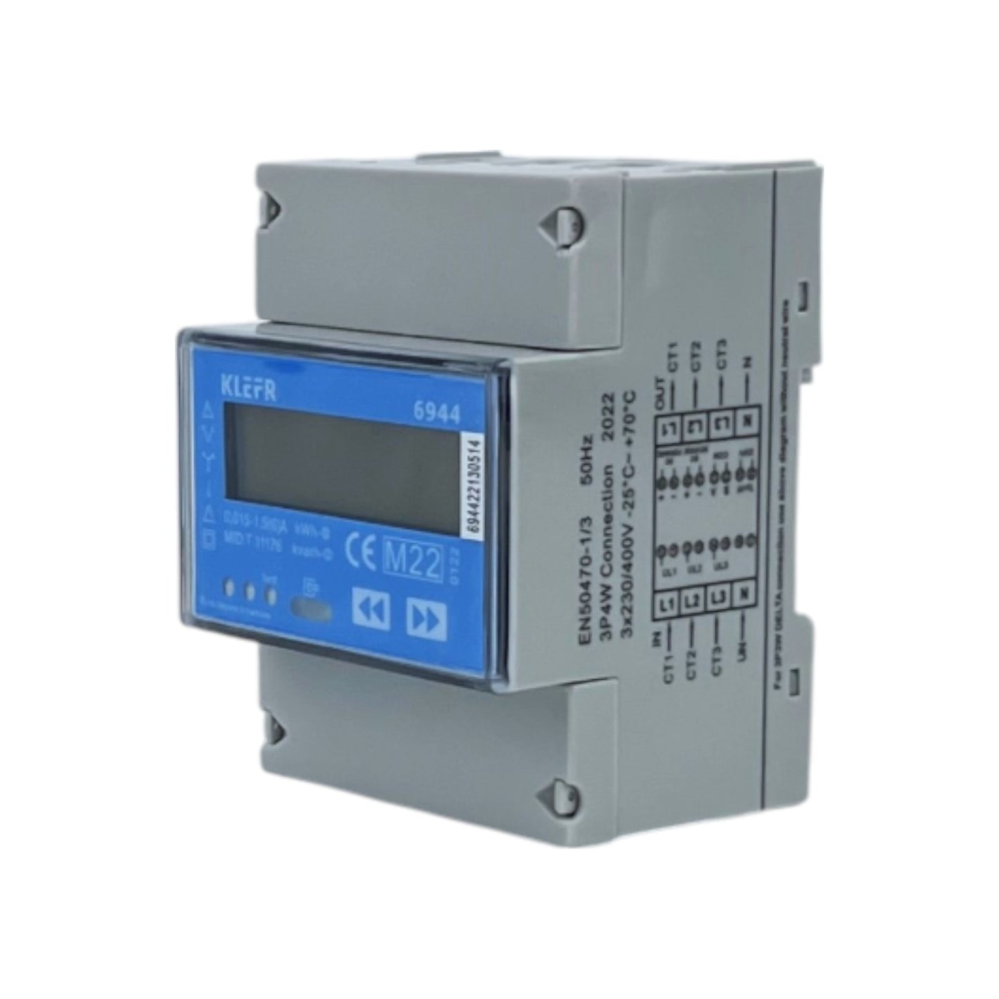 Energy meter KLEFR 6944 – 3 Ph. CT MID Modbus Dreiphasiger Stromwandler | Neu