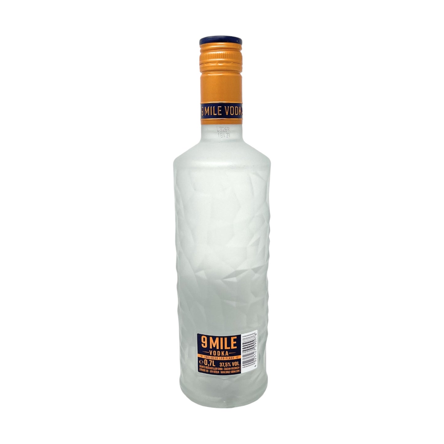 9 Mile Granite Rock Filtrated Premium Vodka 1x 0,7 l Alkohol 37,5% vol. | Neu