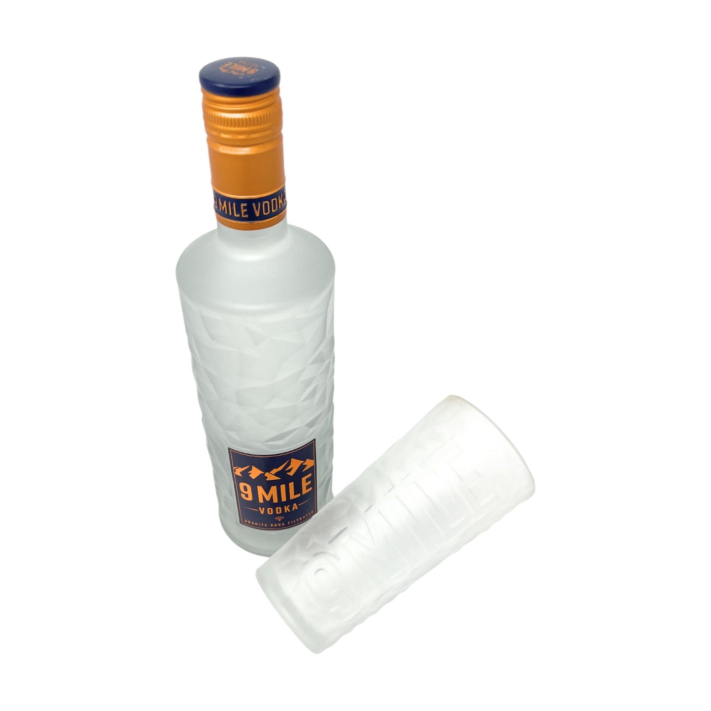 9 Mile Granite Rock Filtrated Premium Vodka 1x 0,7 l Alkohol 37,5% vol. | Neu