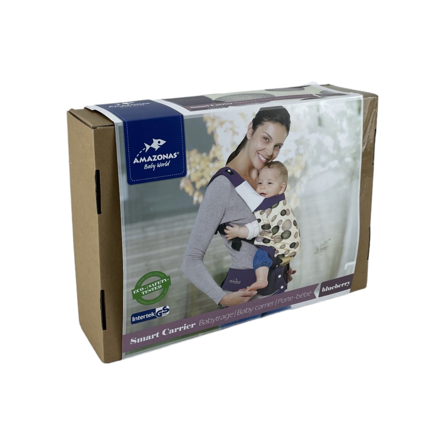 Amazonas Babytrage Bauchtrage Rückentrage Baby Tragetasche Lila 0-3 Jahre 15 KG | Neu