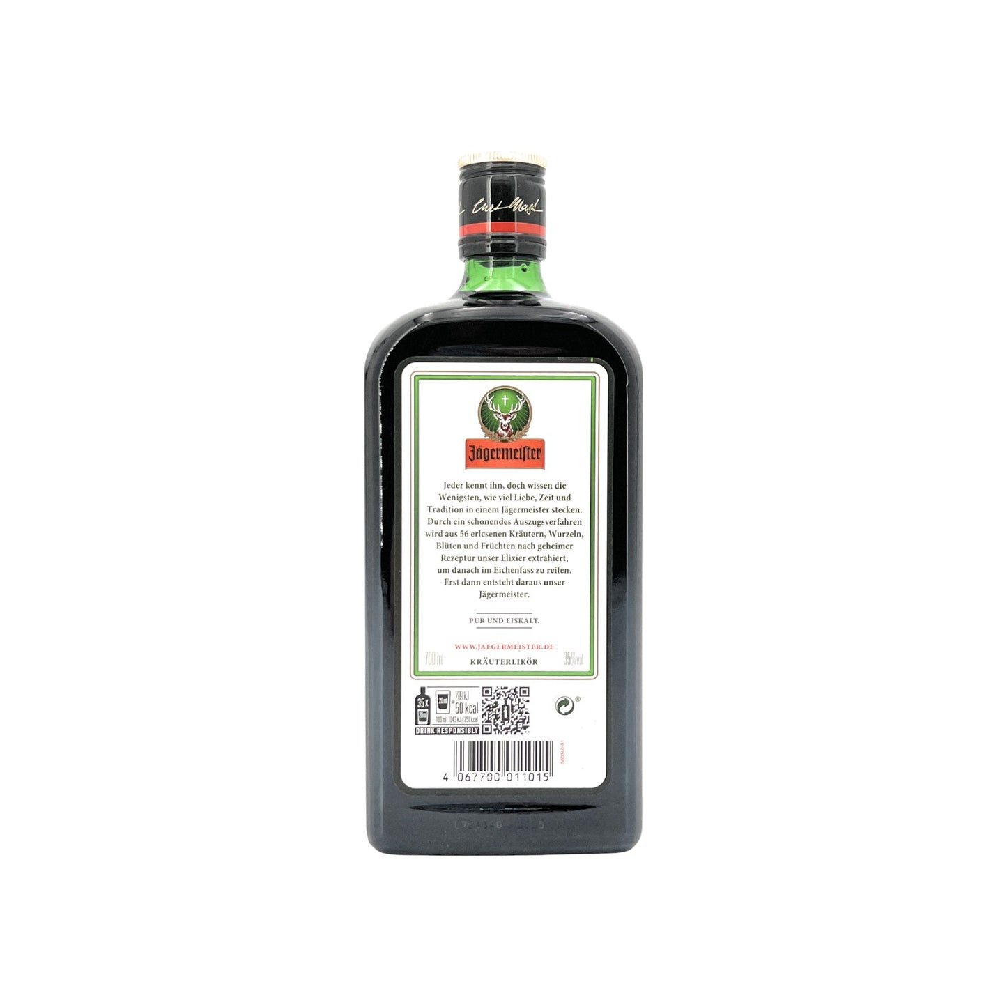 Jägermeister Premium Kräuterlikör Geschenkset 35% vol. Alkohol 1x 0,7 l Flasche | Neu