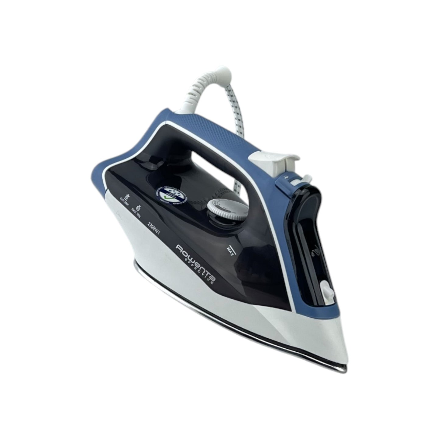 Rowenta DX1531 Dampfbügeleisen 2200W Anti-Kalk System Tropfstop 1.95m Kabel Blau | Retourware