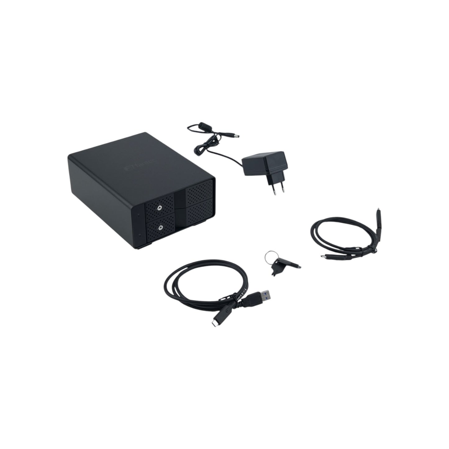 Fantec Festplatten Dockingstation 2x3.5/2.5 SATA USB3.2 Gen2 10G RAID 10Gbit/s | Neu