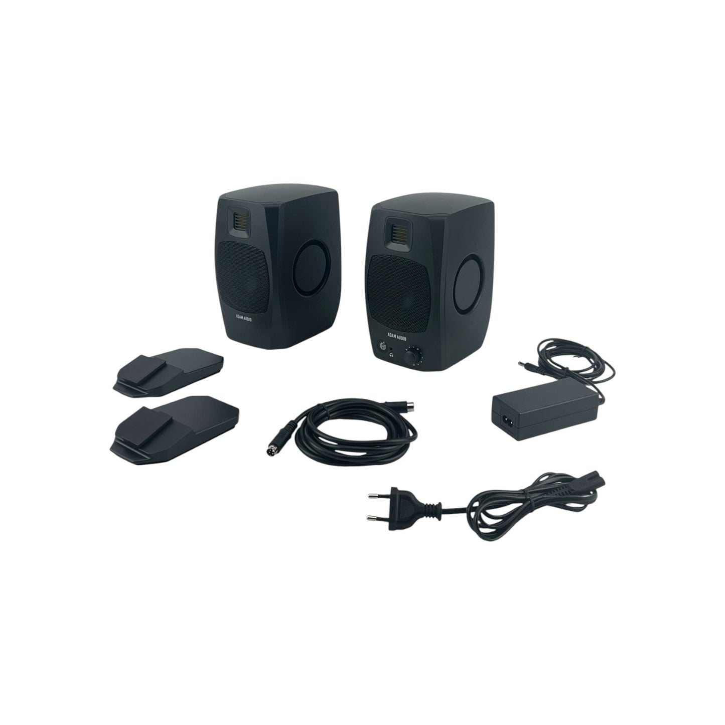 ADAM Audio D3V Aktive Desktop Lautsprecher 100W RMS USB-C-Anschluss Schwarz | Retourware