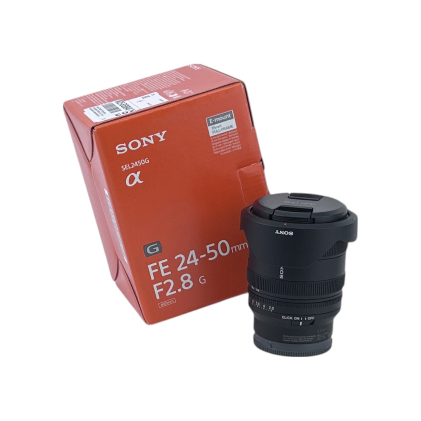 Sony SEL2450G F2.8 kompaktes Zoomobjektiv Vollformat 24-50mm f2.8 Sony E | Retourware