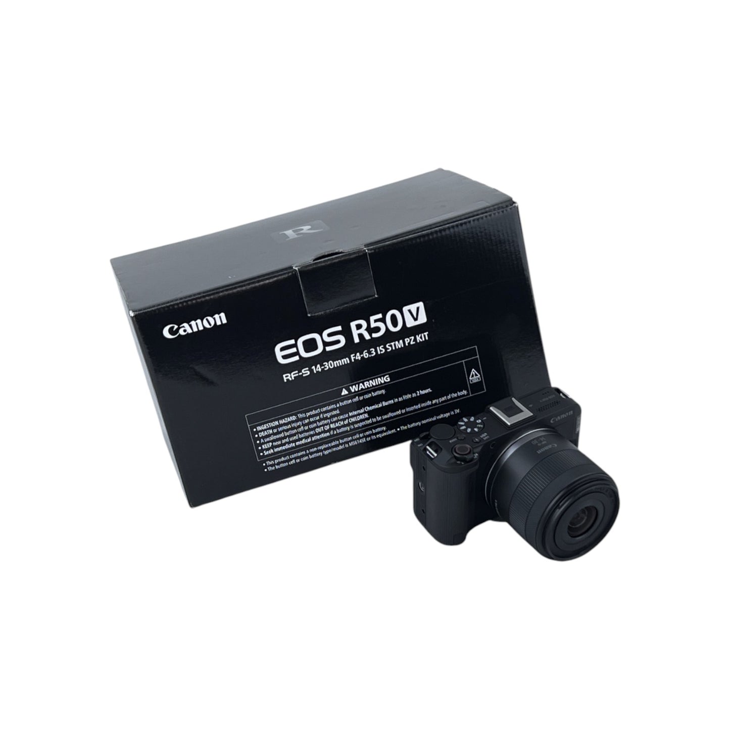 Canon EOS R50 V + RF-S 14-30mm F4-6.3 is STM PZ Content Creator VLOG-Kamera | Retourware