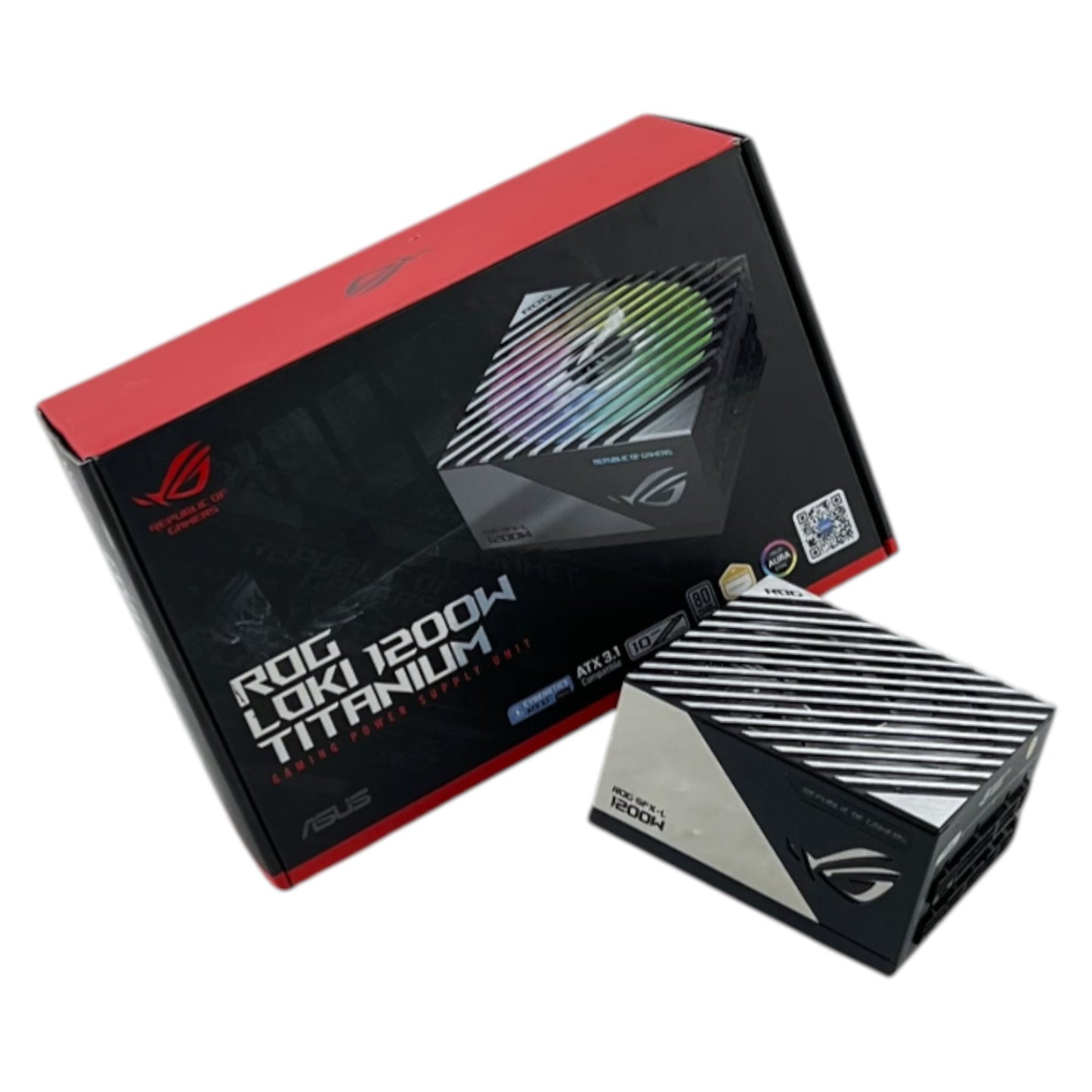 ASUS ROG Loki 80+ Titanium SFX-L 1200W Modulares Gaming Netzteil ATX 120mm ARGB | Retourware