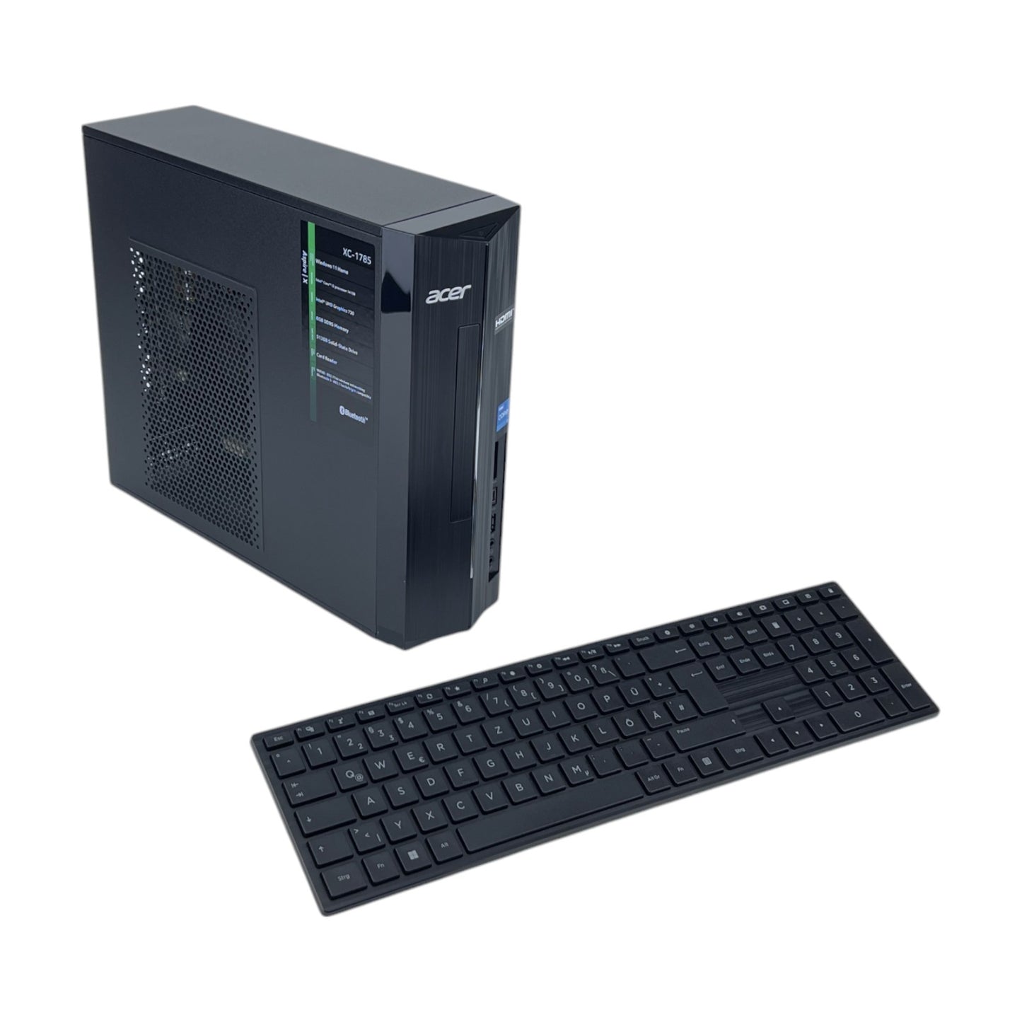 Acer Aspire XC-1785 PC i3-14100 8GB 512GB M.2 Desktop Computer WiFi Bluetooth | Retourware