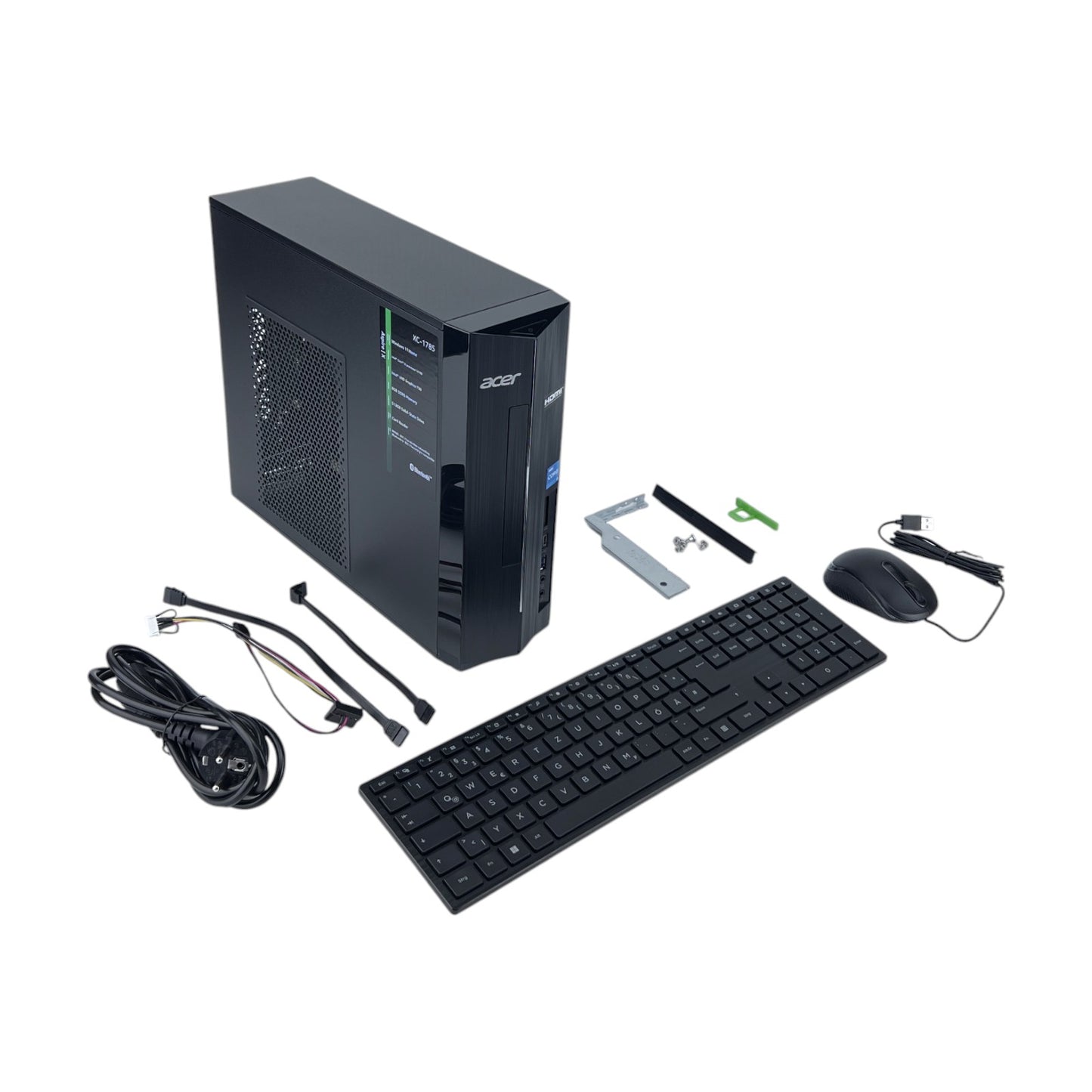 Acer Aspire XC-1785 PC i3-14100 8GB 512GB M.2 Desktop Computer WiFi Bluetooth | Retourware