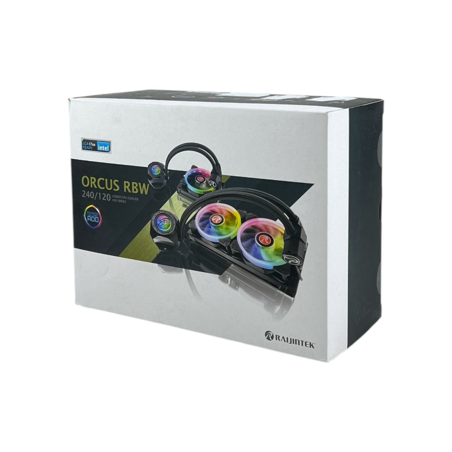 Raijintek Orcus RGB Rainbow 120 CPU Flüssig Kühler AiO Wasserkühlung PC CPU | Neu