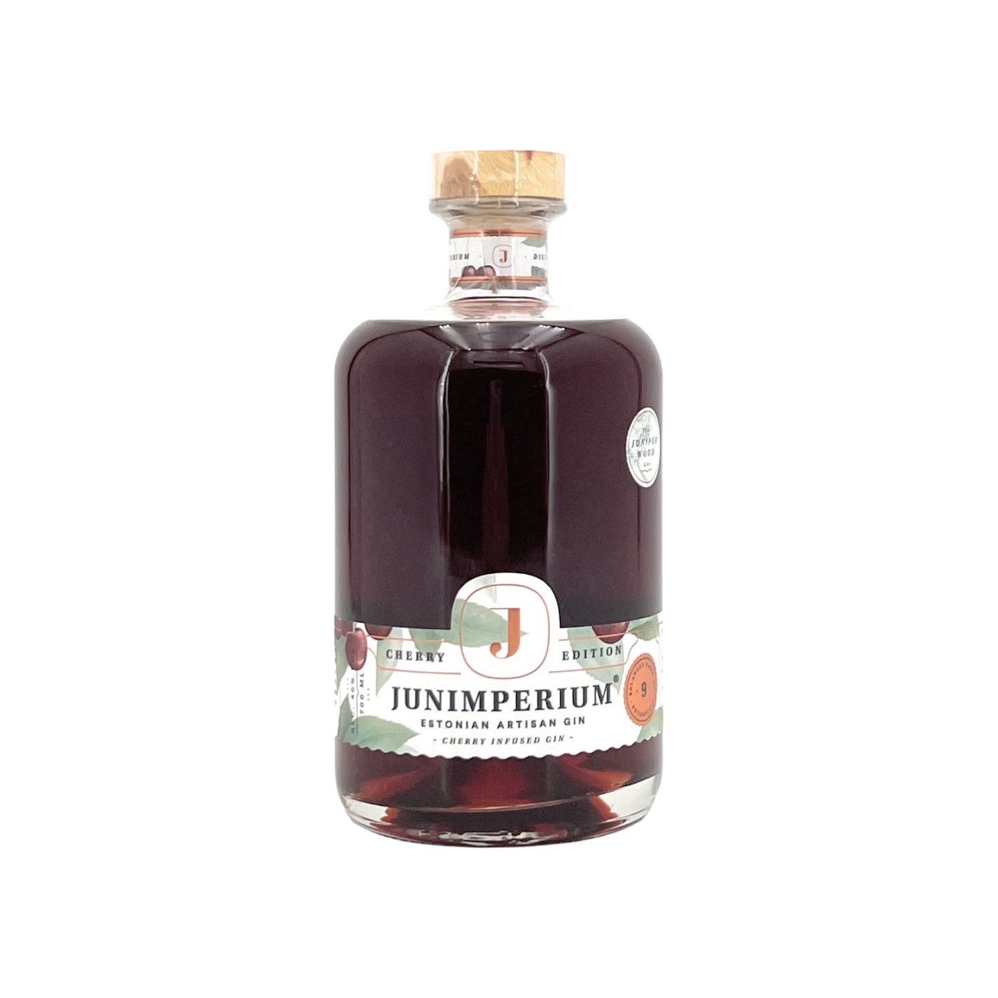 Junimperium Cherry Gin Artisan Gin 40% vol. Alkohol 1x 0,7 l Flasche | Neu