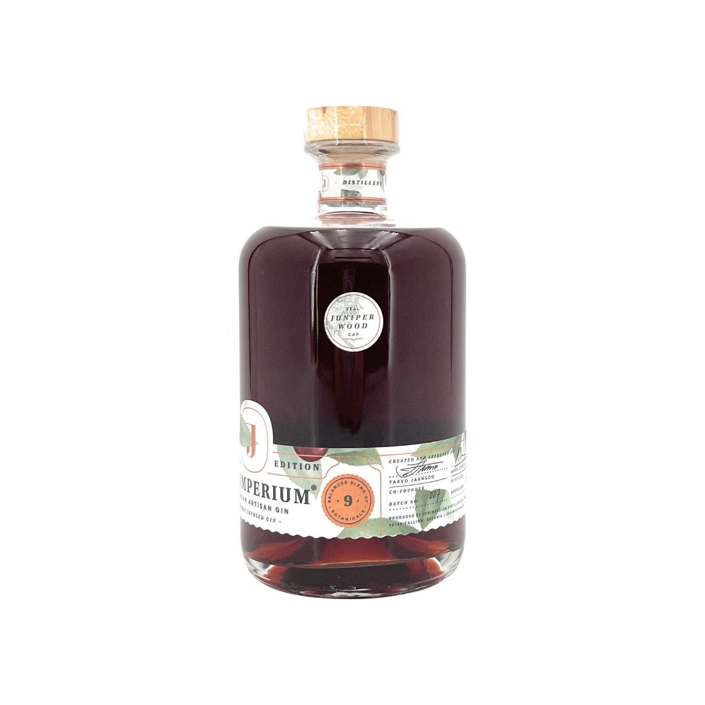 Junimperium Cherry Gin Artisan Gin 40% vol. Alkohol 1x 0,7 l Flasche | Neu