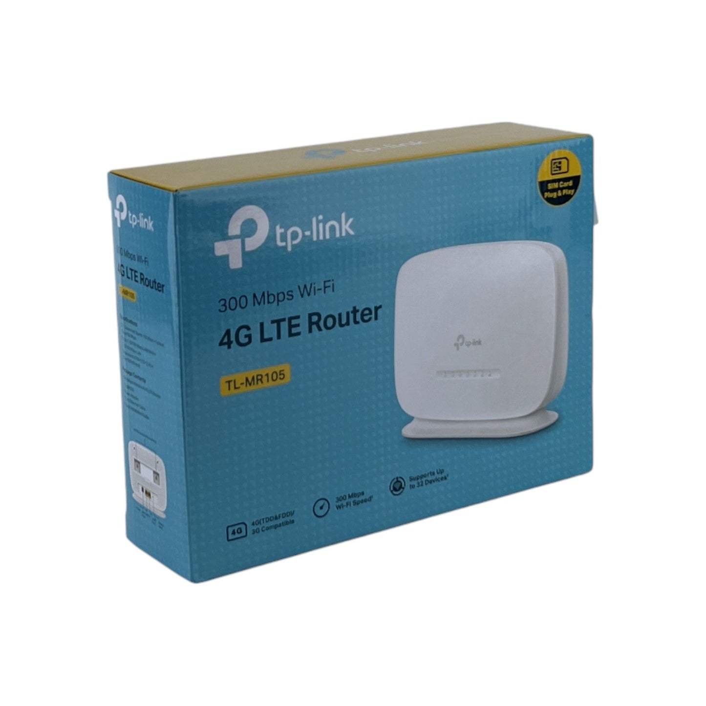 TP-Link TL-MR105 LTE Router 4G Router Nano SIM 150 Mbit/s 2.4GHz 300 Mbit/s | Neu