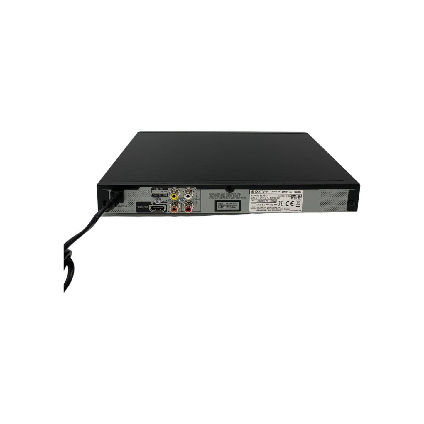 Sony DVPSR760HB.EC1 DVD-Player HDMI Dolby Digital USB-Eingang Schwarz | Retourware