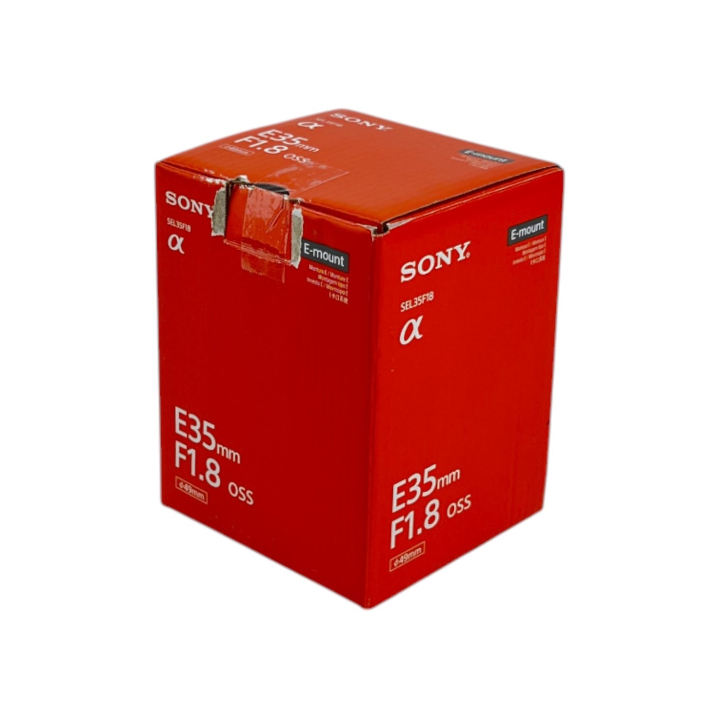 Sony SEL-35F18 Standard Objektiv 35mm f/1.8, APS-C E-Mount Schwarz | Retourware