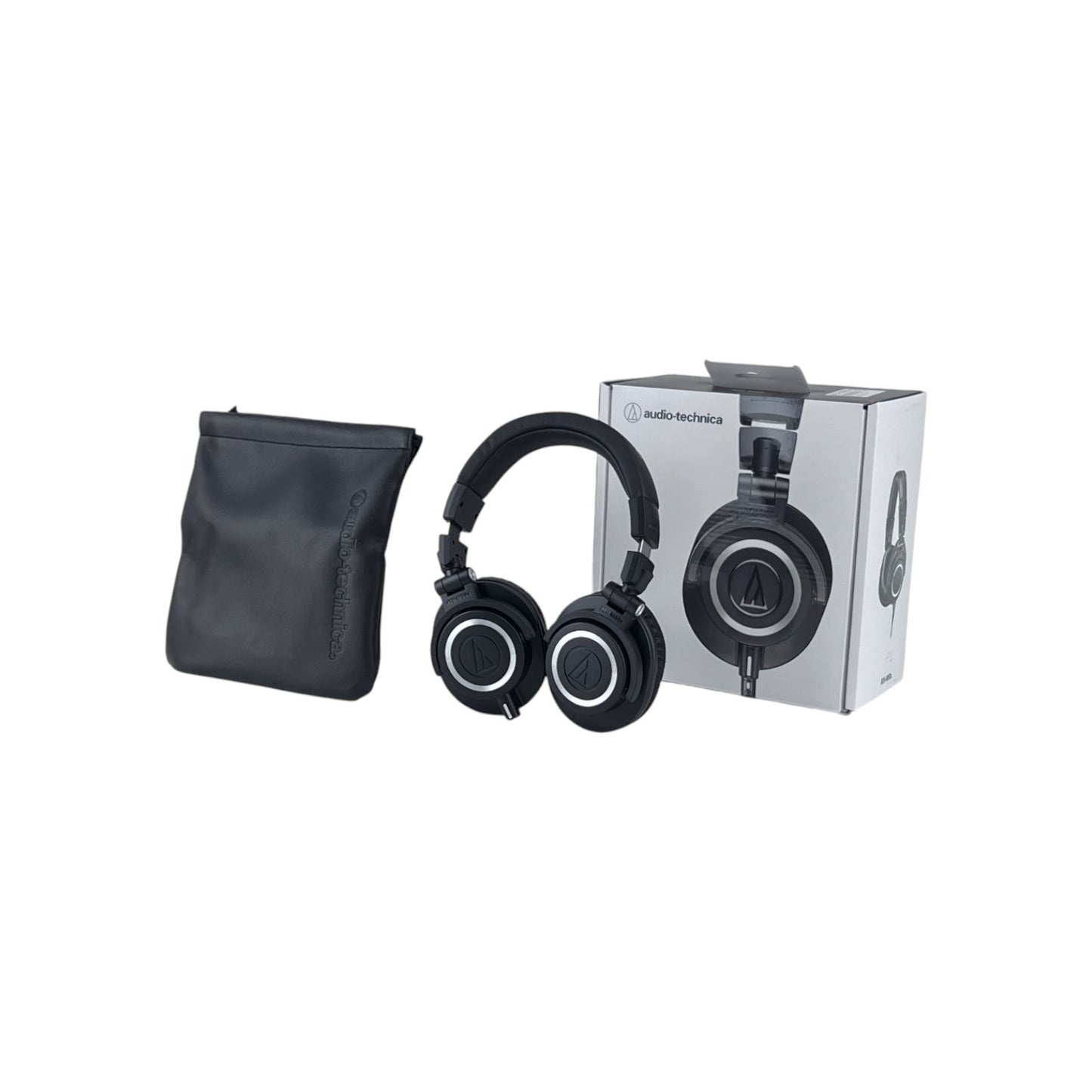 Audio-Technica M50x Over Ear Kopfhörer Kopfbügel 3.5/6.35 mm Klinke Schwarz | Retourware