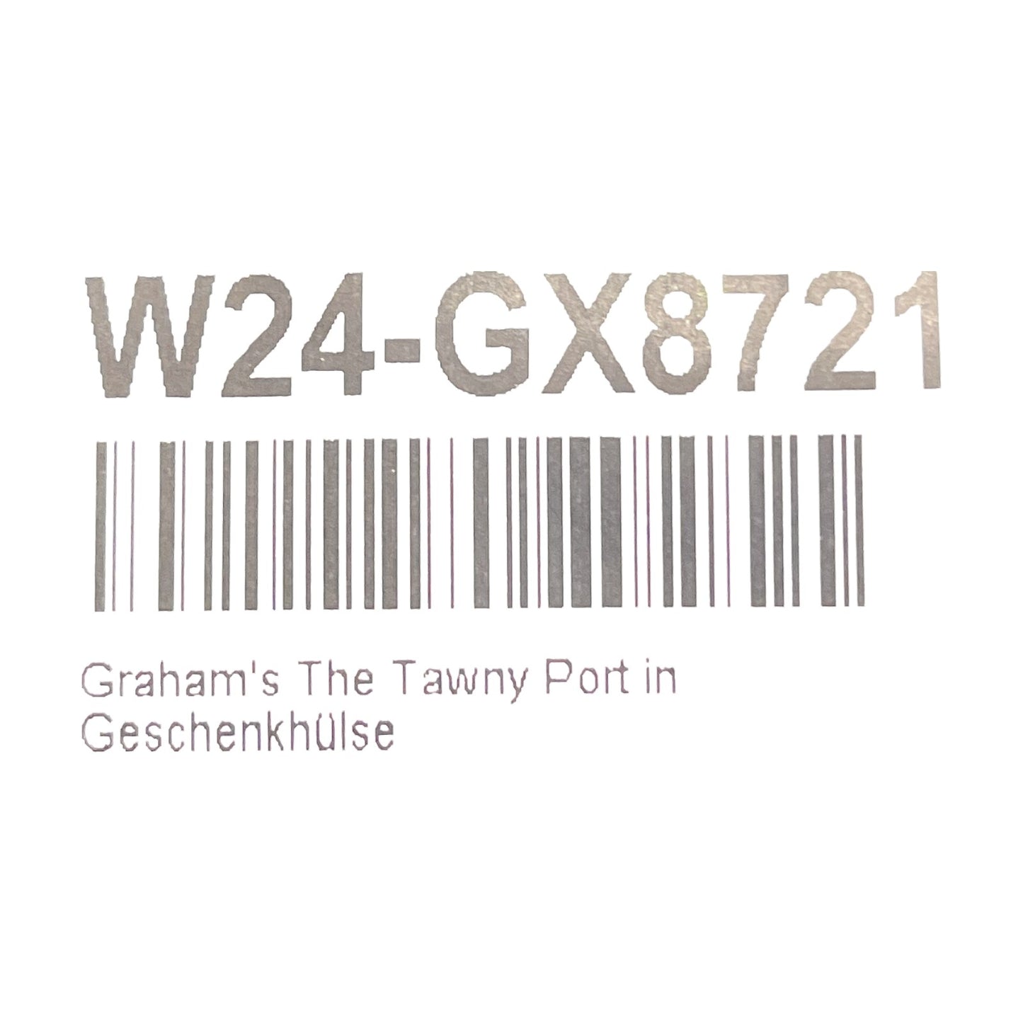 Graham's The Tawny Port Sake 1 x 0,75l Alkohol 20% vol. | Neu