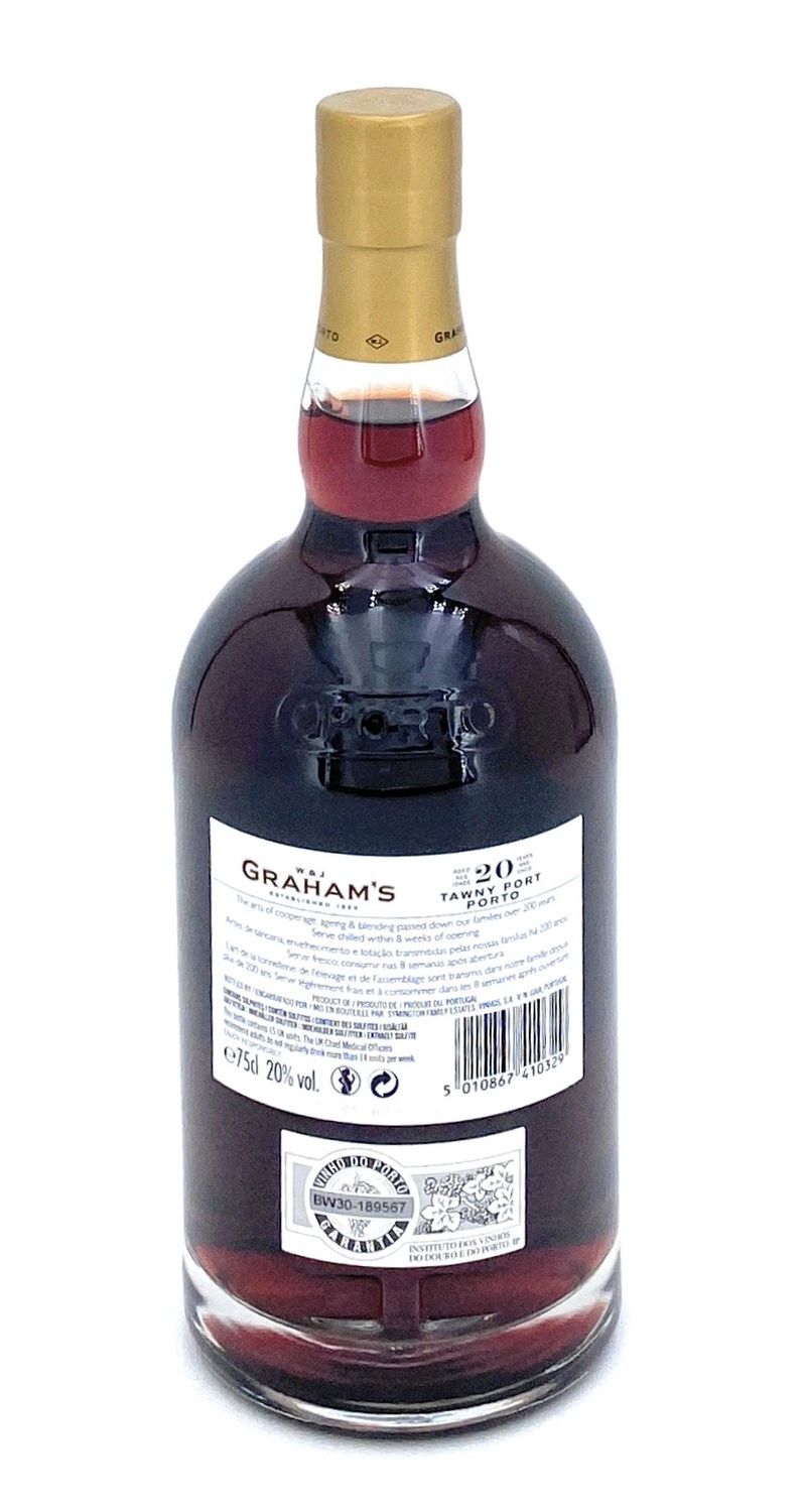 W.&J. Graham's Tawny Port 20 Jahre Portwein 1x 0,75 l Alkohol 20% vol. | Retourware