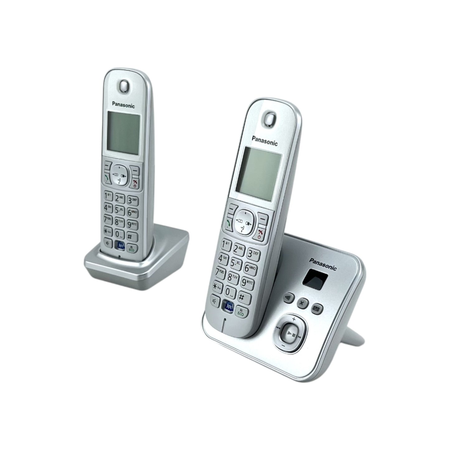 Panasonic KX TG6822GS perlsilber Duo mit AB Analoge Telefone | Retourware