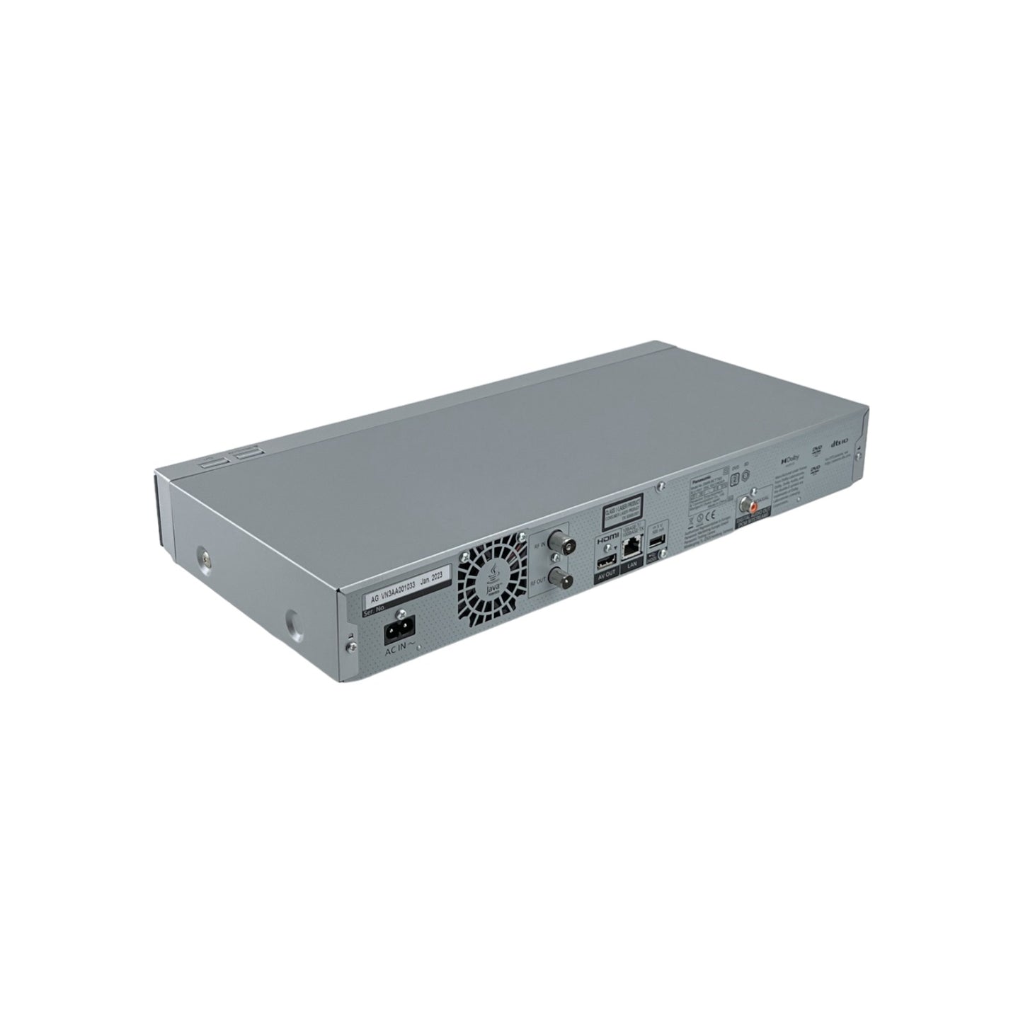 Panasonic DMR-BCT765AG UHD 4K Blu-Ray Recorder Twin HD DVB-C Tuner 500GB Silber | Retourware