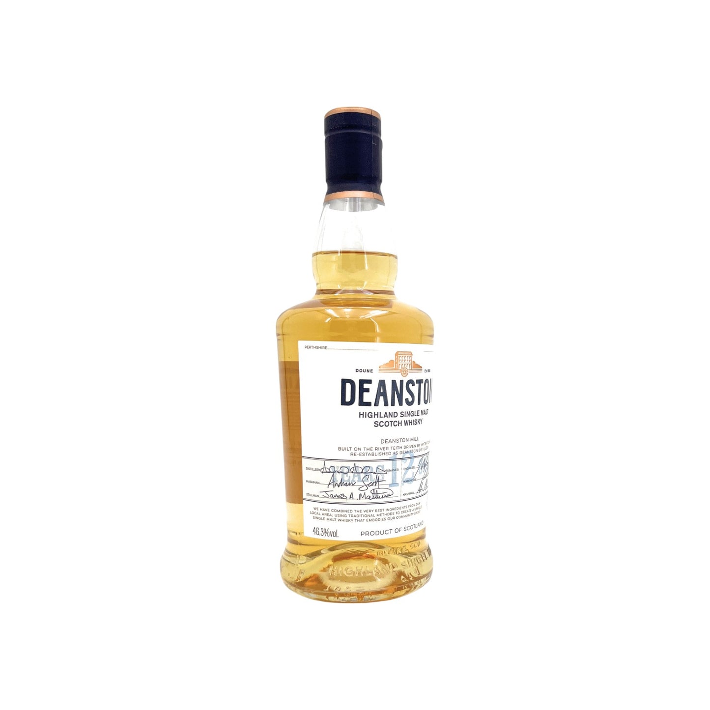 Deanston Highland 12 Jahre Single Malt Scotch Whisky 1x 0,7 l Alkohol 46,3% vol. | Neu