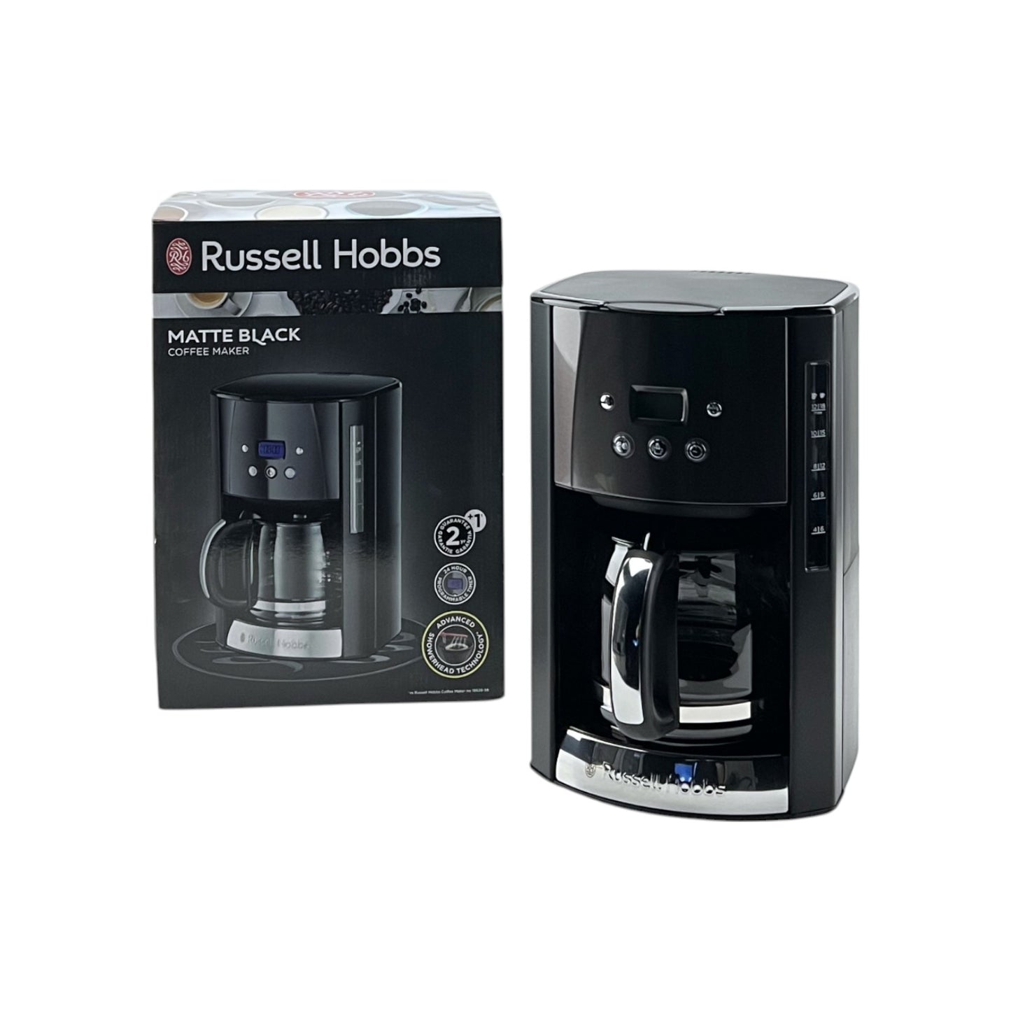 Russel Hobbs 26160 Filter Kaffeemaschine Digital 12 Tassen 1.000W Schwarz | Retourware