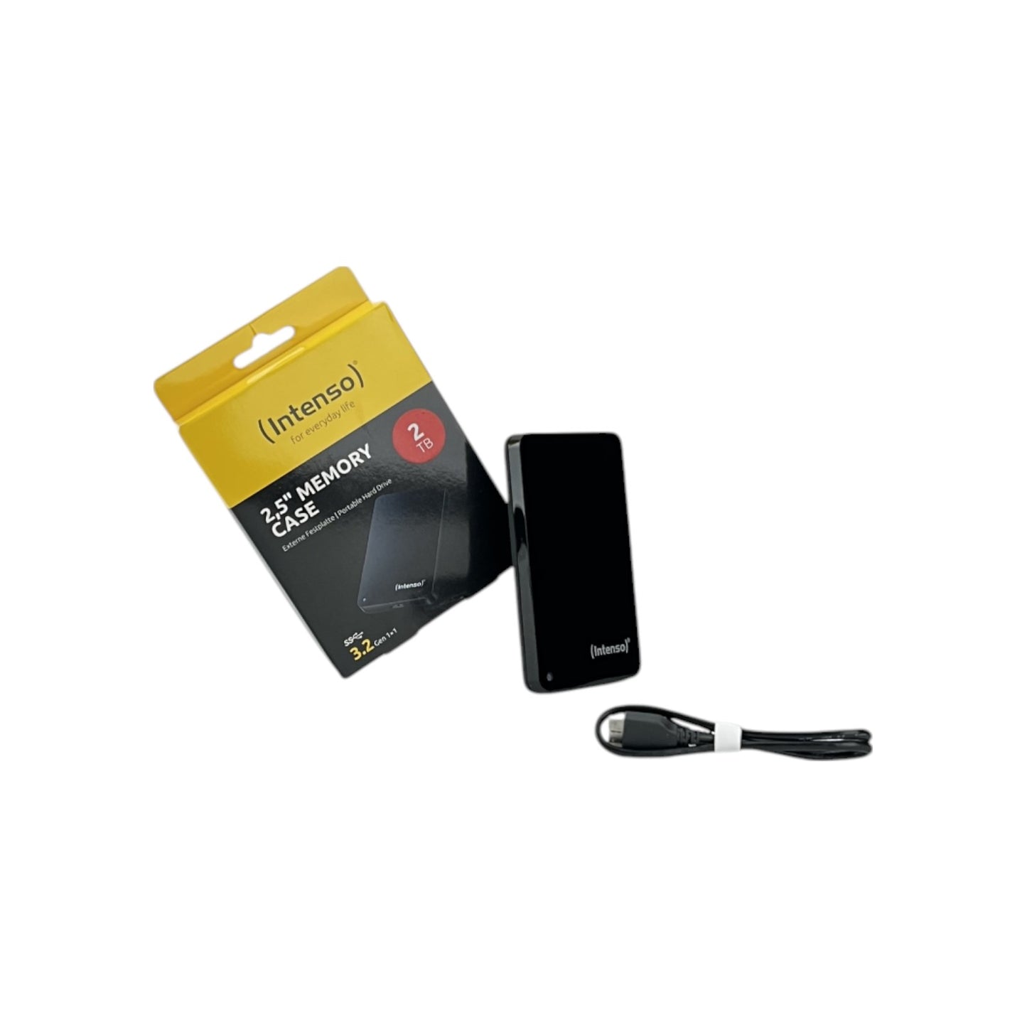 Intenso Memory Case 2TB tragbare externe Festplatte 2.5 Zoll 5400U/min USB 3.2 | Neu