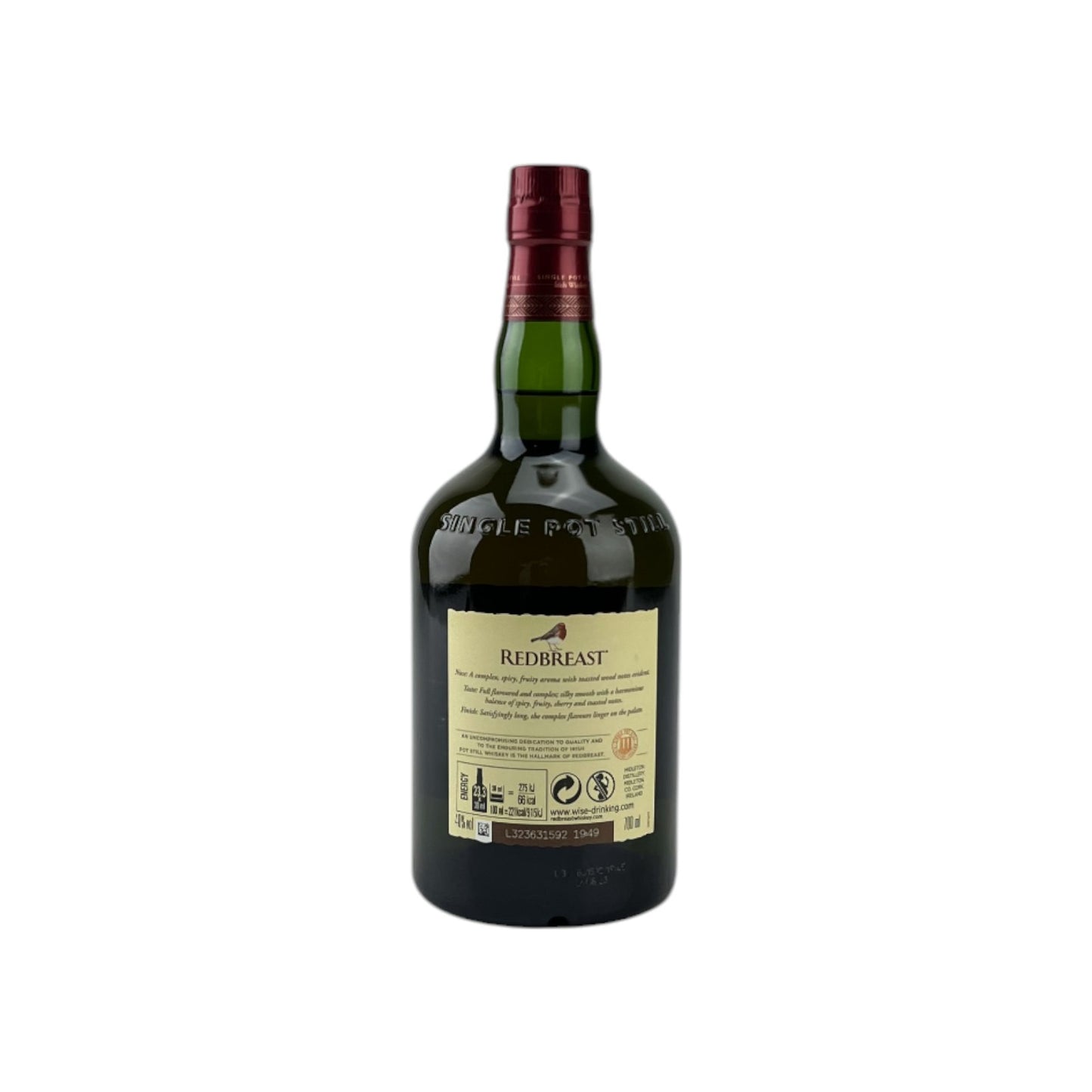 Redbreast Single Pot Still 12 Jahre Irish Whisky 1x 0,7 l Alkohol 40% vol. | Neu