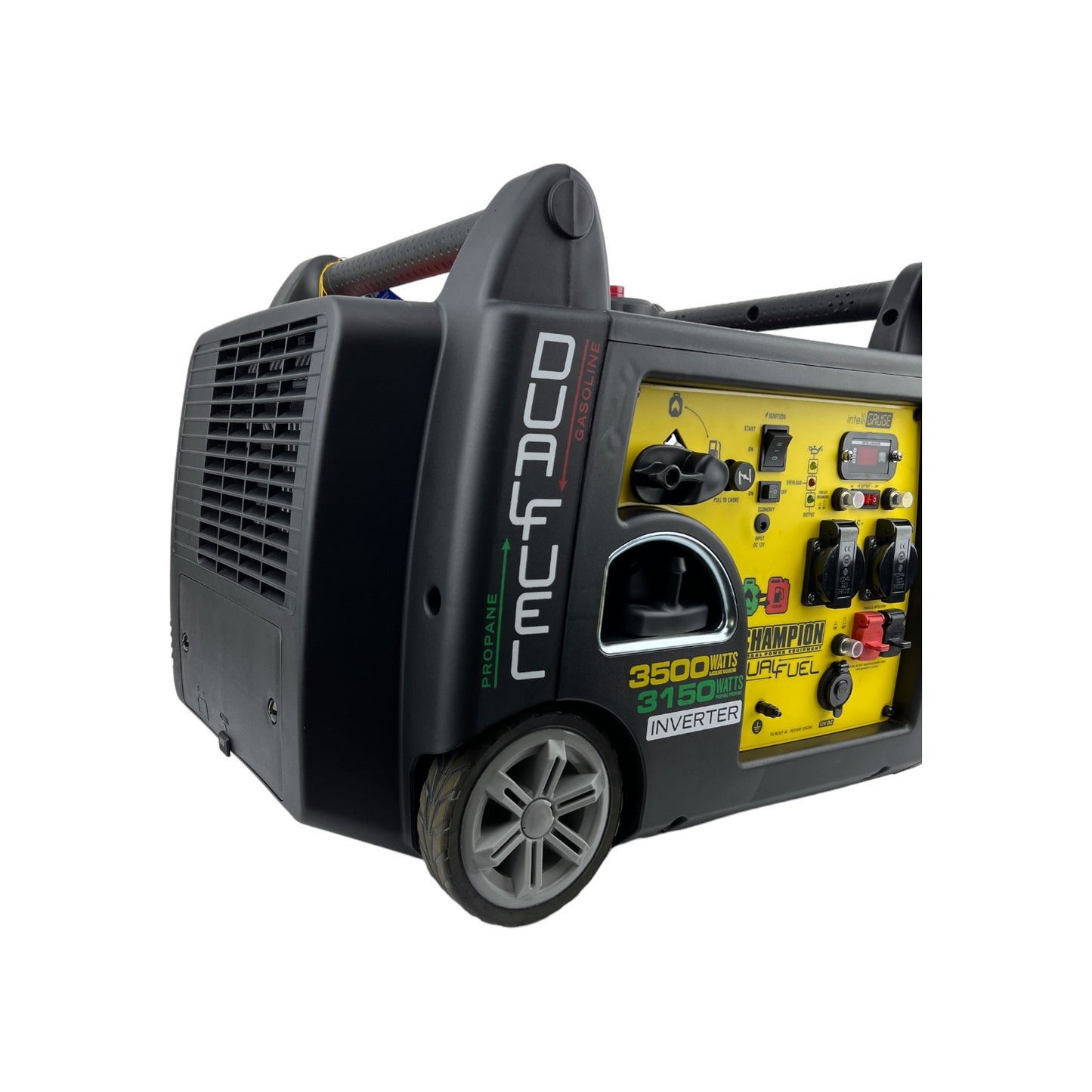 Champion Dual Fuel Inverter 3500W Benzin 3150W Gas Stromerzeuger E-Start 230V | Neu