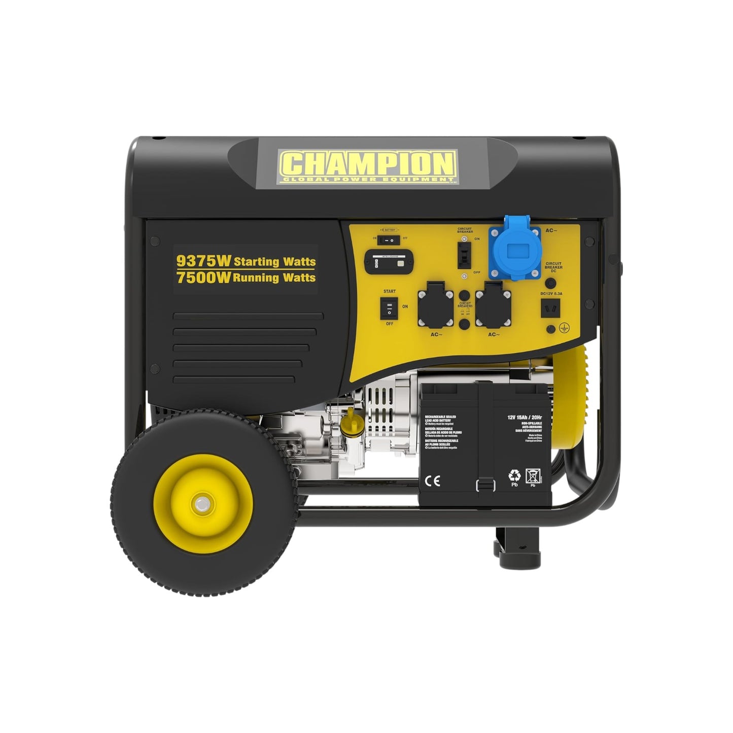 Champion 9000 Watt Benzin Generator Notstromaggregat mit Funkstart 230V EU | Neu