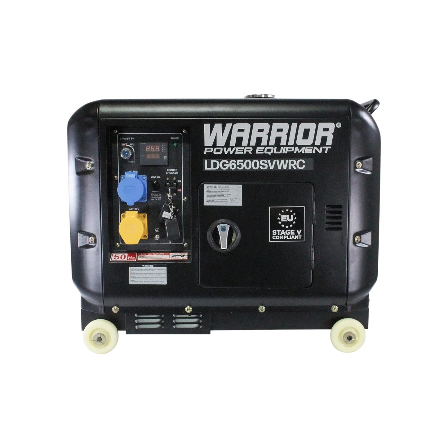 WARRIOR LDG 6500ER LDG6500SVWRC-EU AVR Diesel Heizöl Notstromaggregat Generator | Neu
