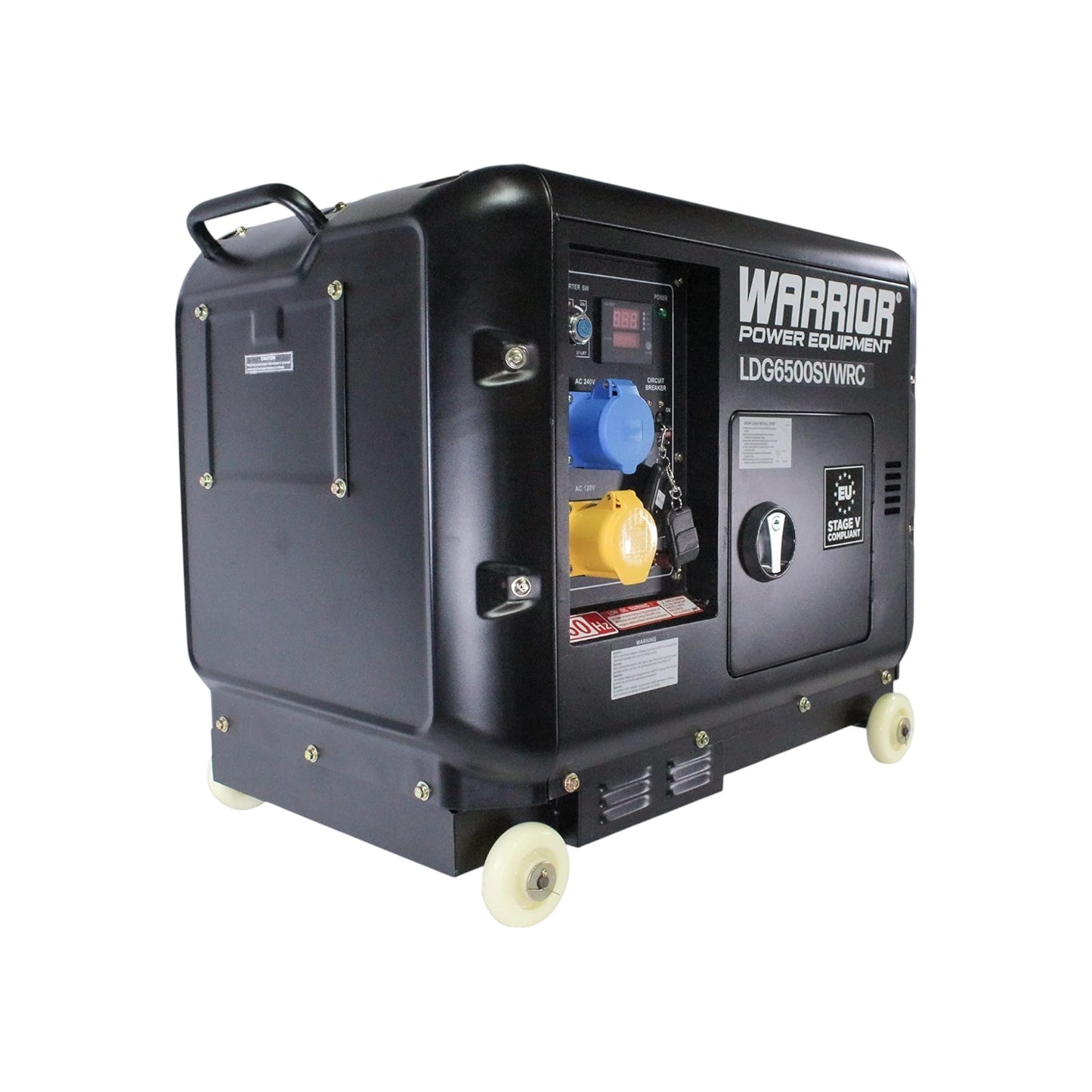 WARRIOR LDG 6500ER LDG6500SVWRC-EU AVR Diesel Heizöl Notstromaggregat Generator | Neu