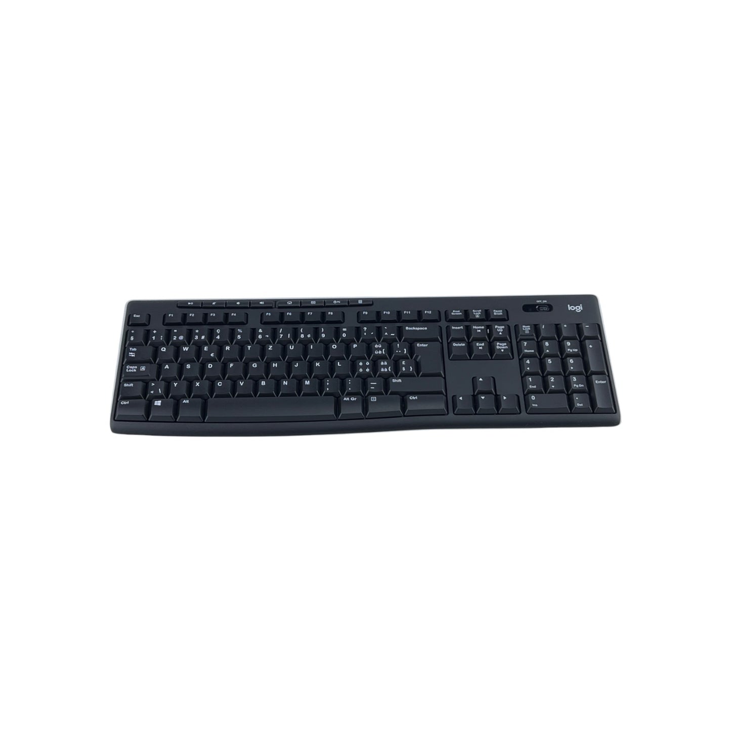 Logitech K270 Kabellose Tastatur 2.4GHz 8 Multimedia-Shortcut-Tasten QWERTY ch | Neu
