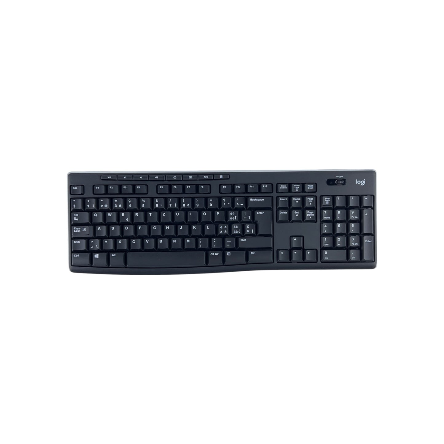 Logitech K270 Kabellose Tastatur 2.4GHz 8 Multimedia-Shortcut-Tasten QWERTY ch | Retourware