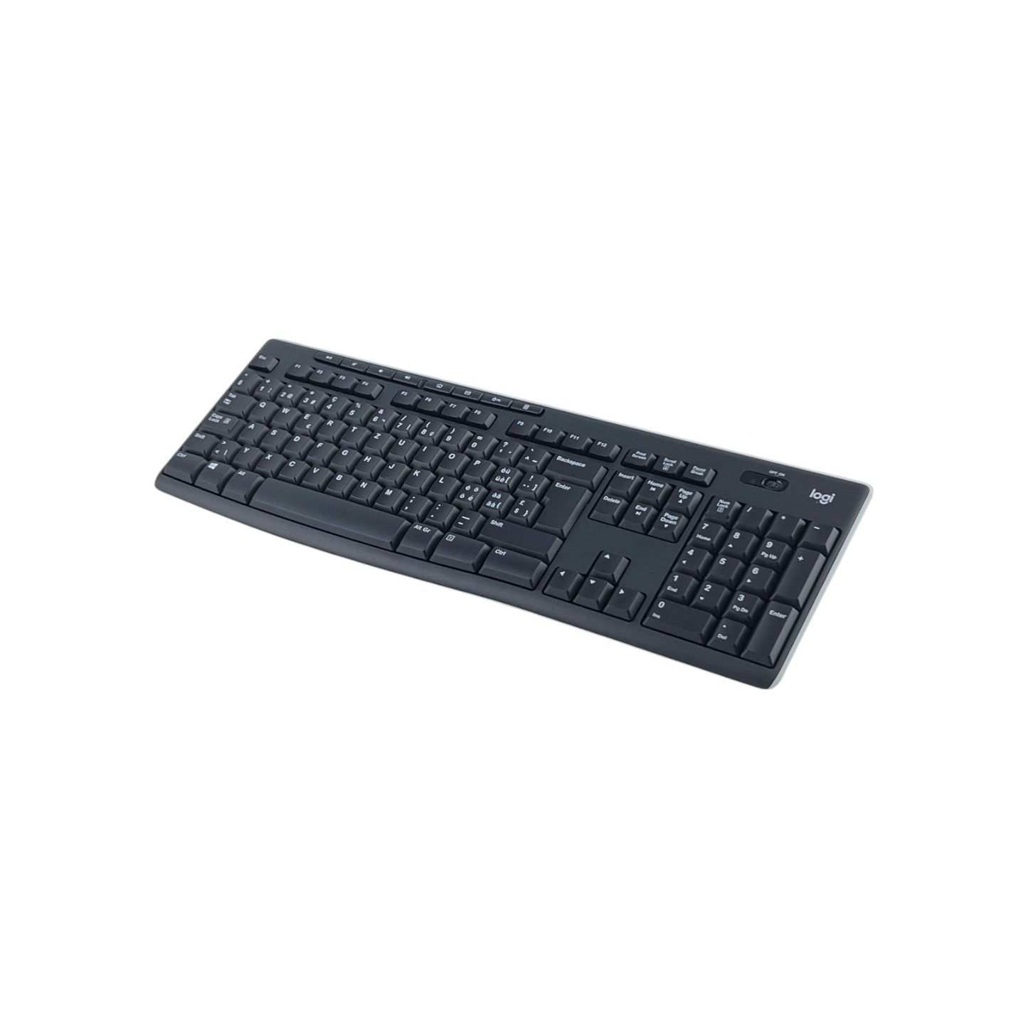 Logitech K270 Kabellose Tastatur 2.4GHz 8 Multimedia-Shortcut-Tasten QWERTY ch | Neu