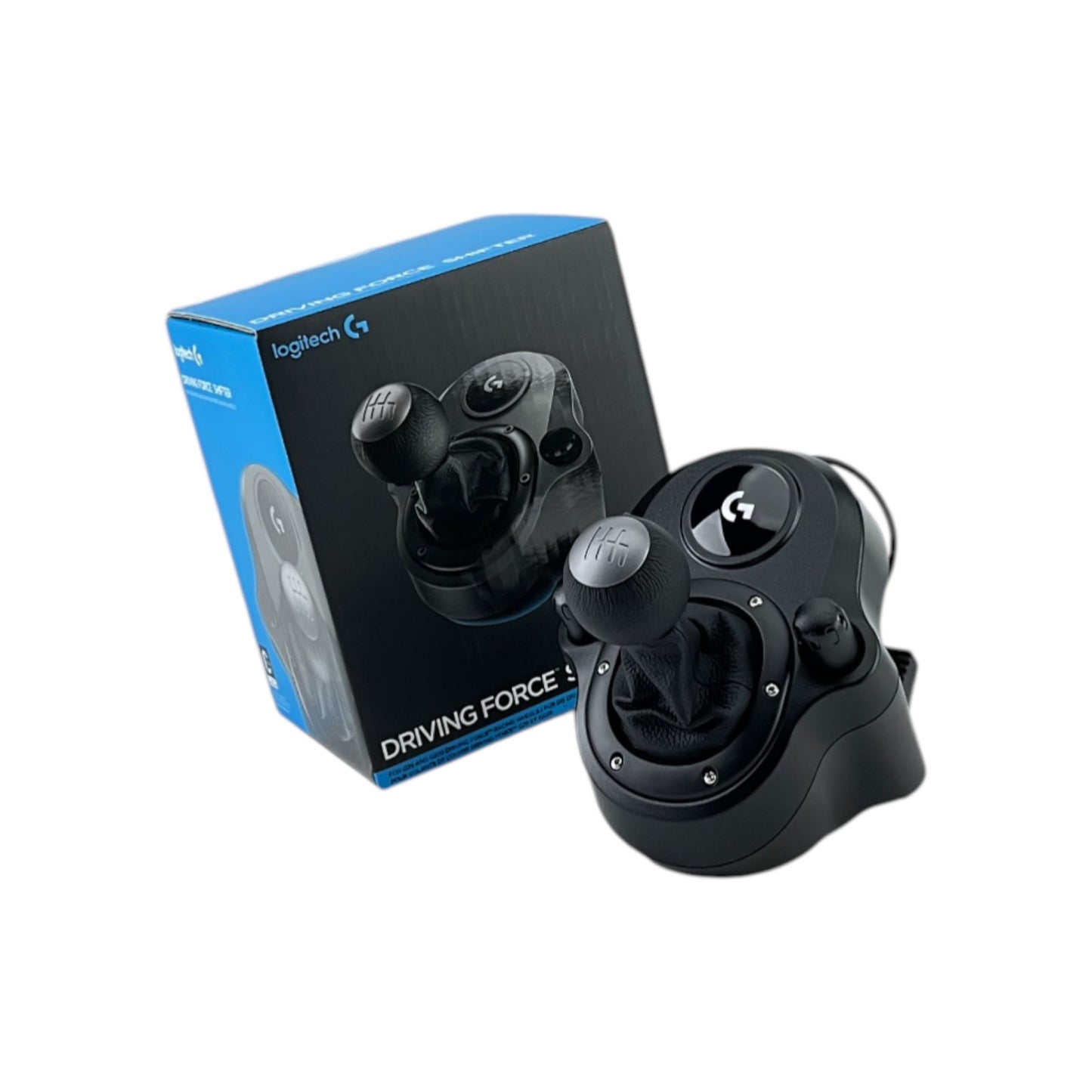 Logitech Driving Force Schalthebel 6 Gänge Controller mit H-Schema Schaltknauf | Neu