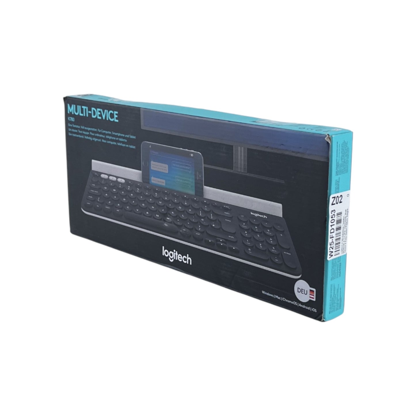 Logitech K780 Multi Device Tastatur Computer Keyboard USB Bluetooth QWERTZ de | Retourware