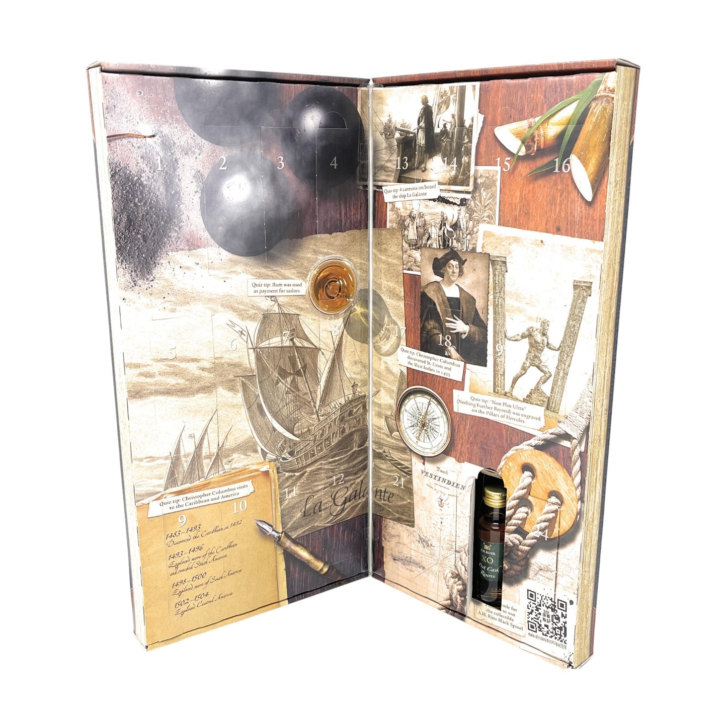 A.H. Riise Adventskalender 1x 0,48l Alkohol 43,9% vol. | Retourware