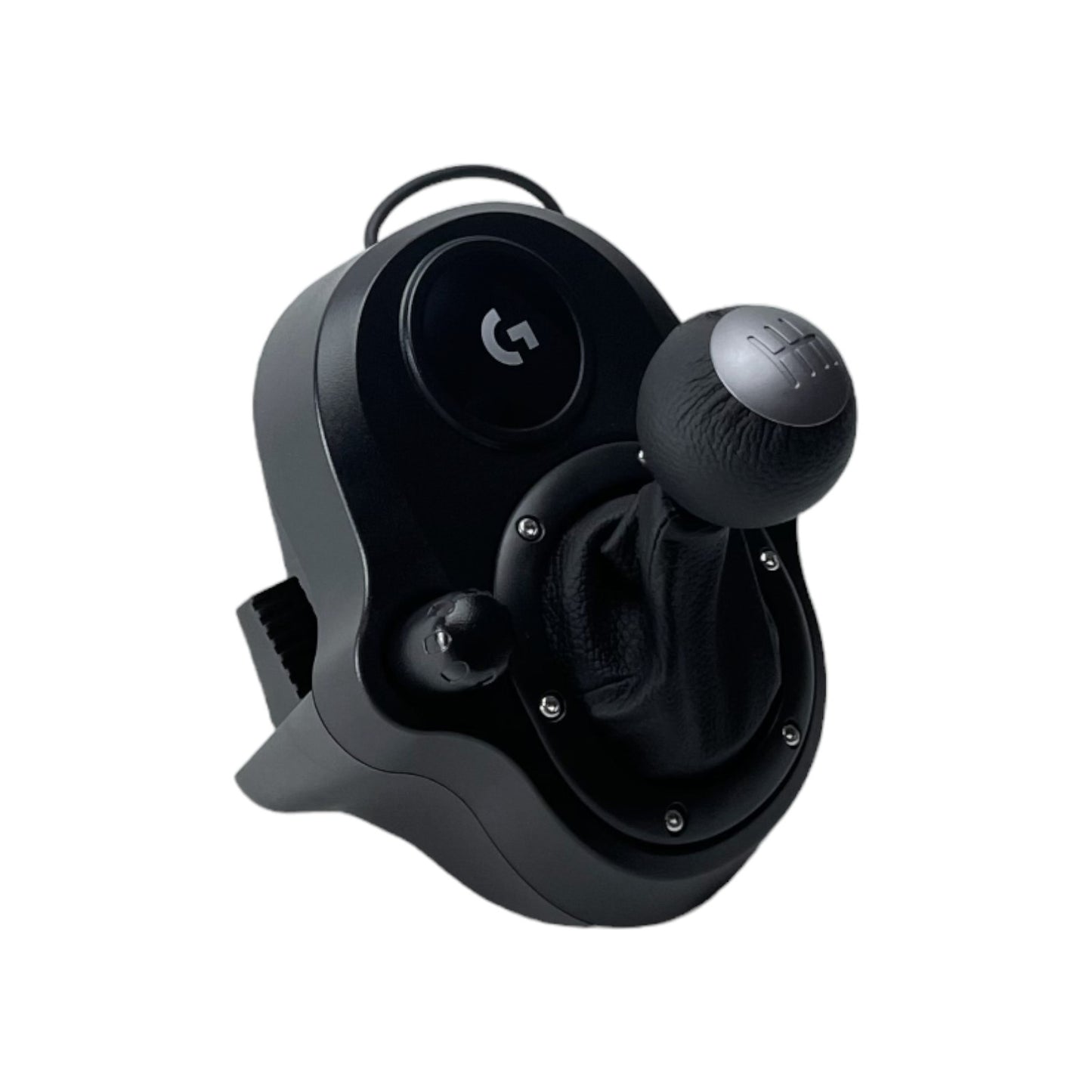 Logitech G Driving Force Shifter Schalthebel 6 Gänge H-Schema Echtleder Stahl | Neu