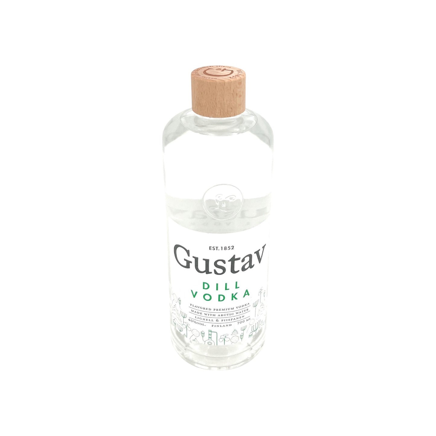 Gustav Tilli Dill Wodka Vodka Spirituose Finnland 1x 0,7l Alkohol 40% vol. | Neu
