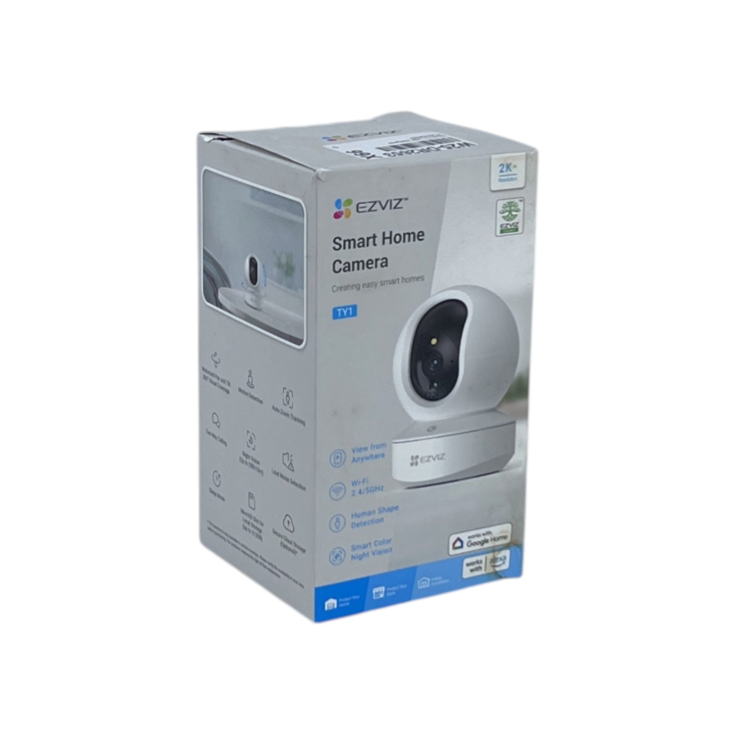 Ezviz TY1 Smart WLAN Indoor Kamera 360° QHD Baby Tier Kamera Nachtsicht | Retourware