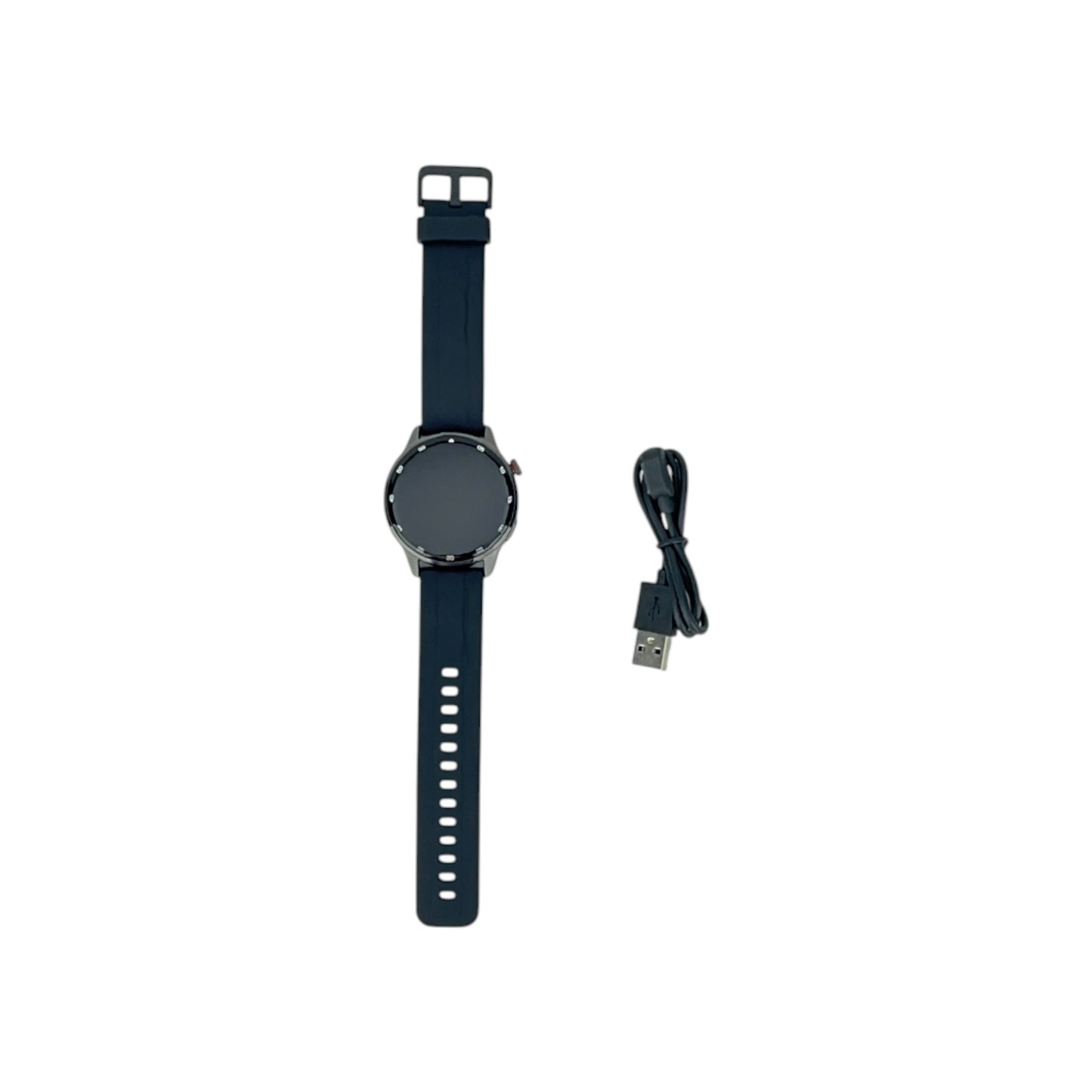 Realme Watch S2 46.5mm Smartwatch 1.43 Zoll (3.6cm) Edelstahl Kunststoff Schwarz | Neu